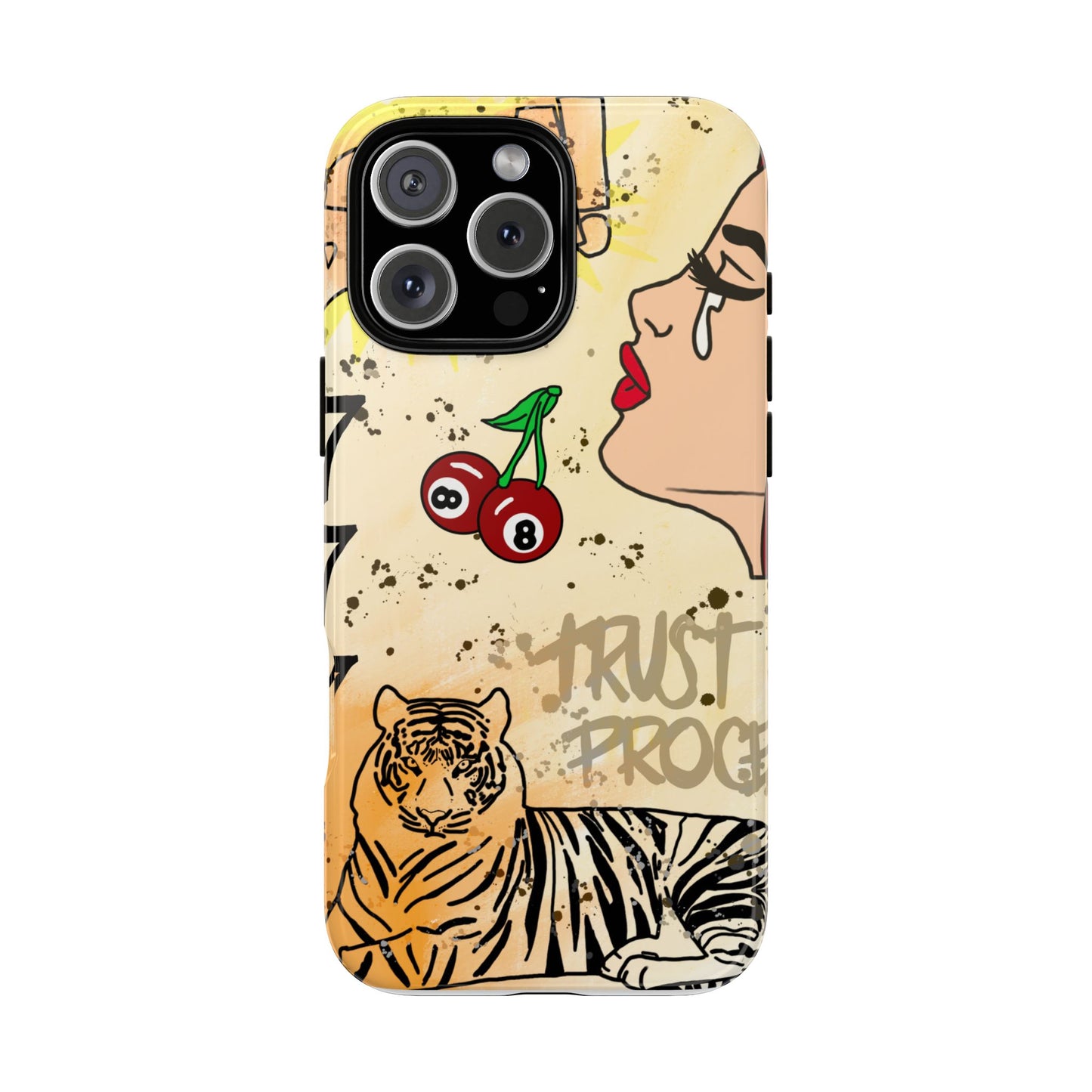 "trust the process" phone case