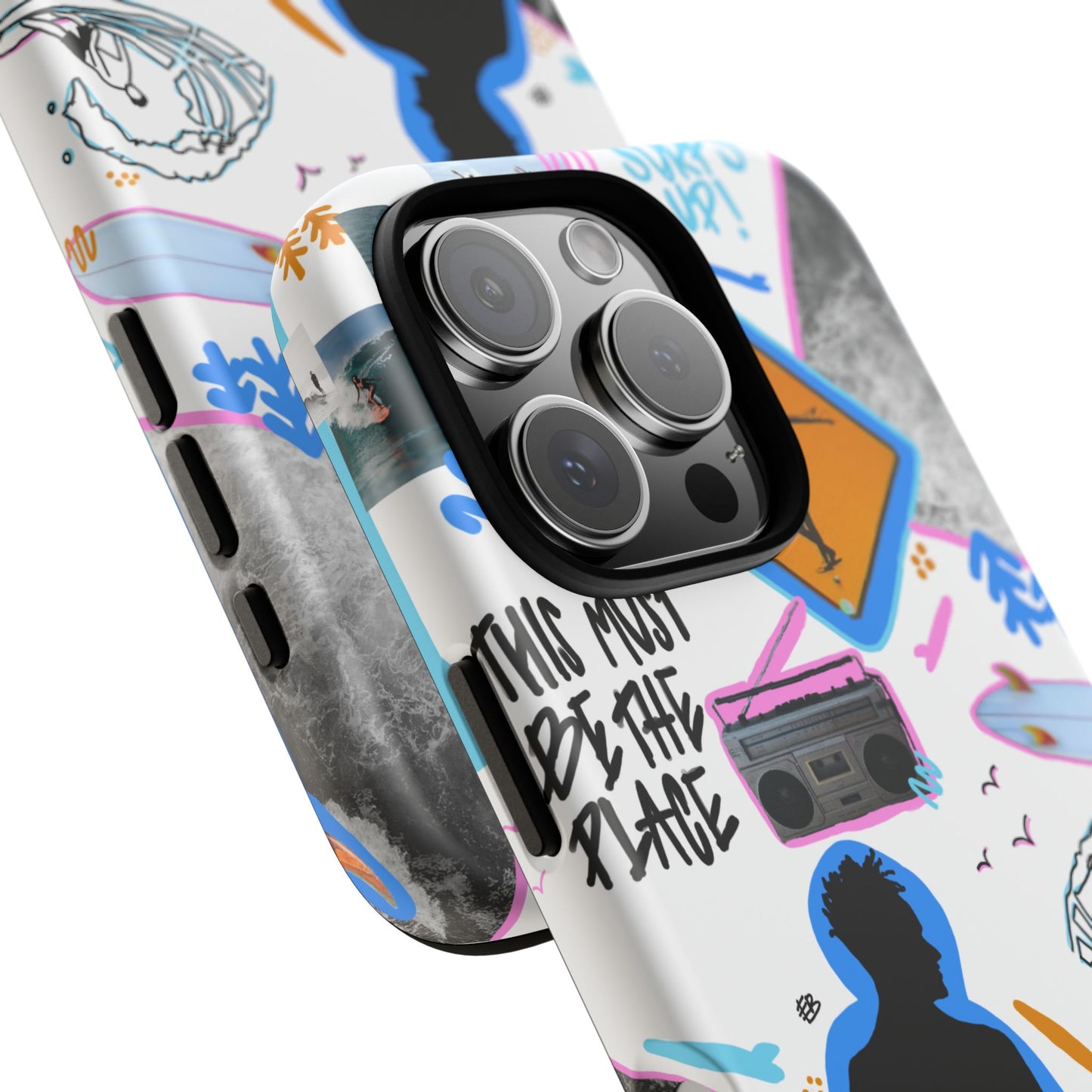 "surf's up" phone case