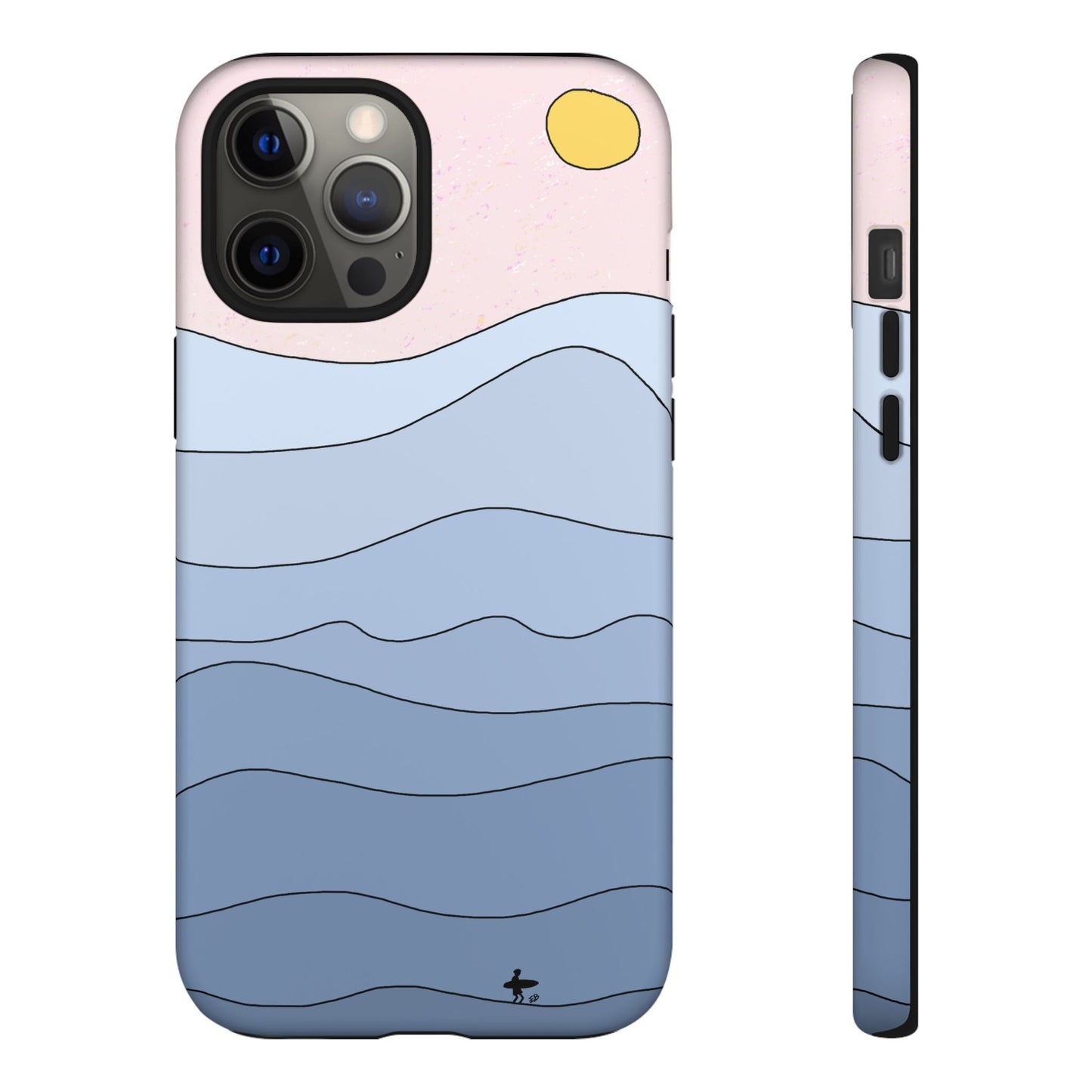 "shades of blue" phone case