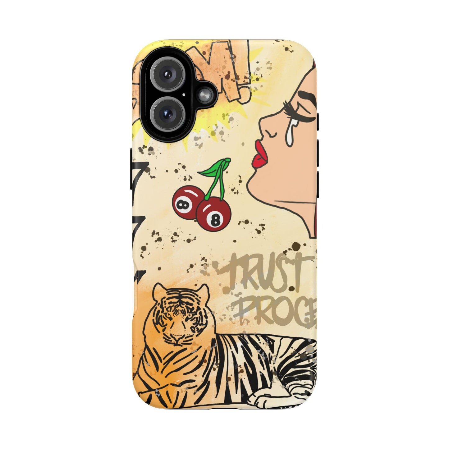 "trust the process" phone case