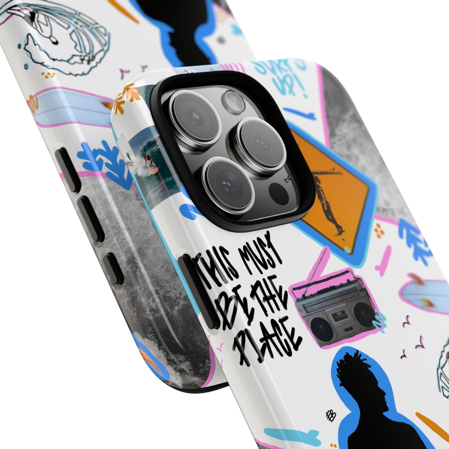 "surf's up" phone case