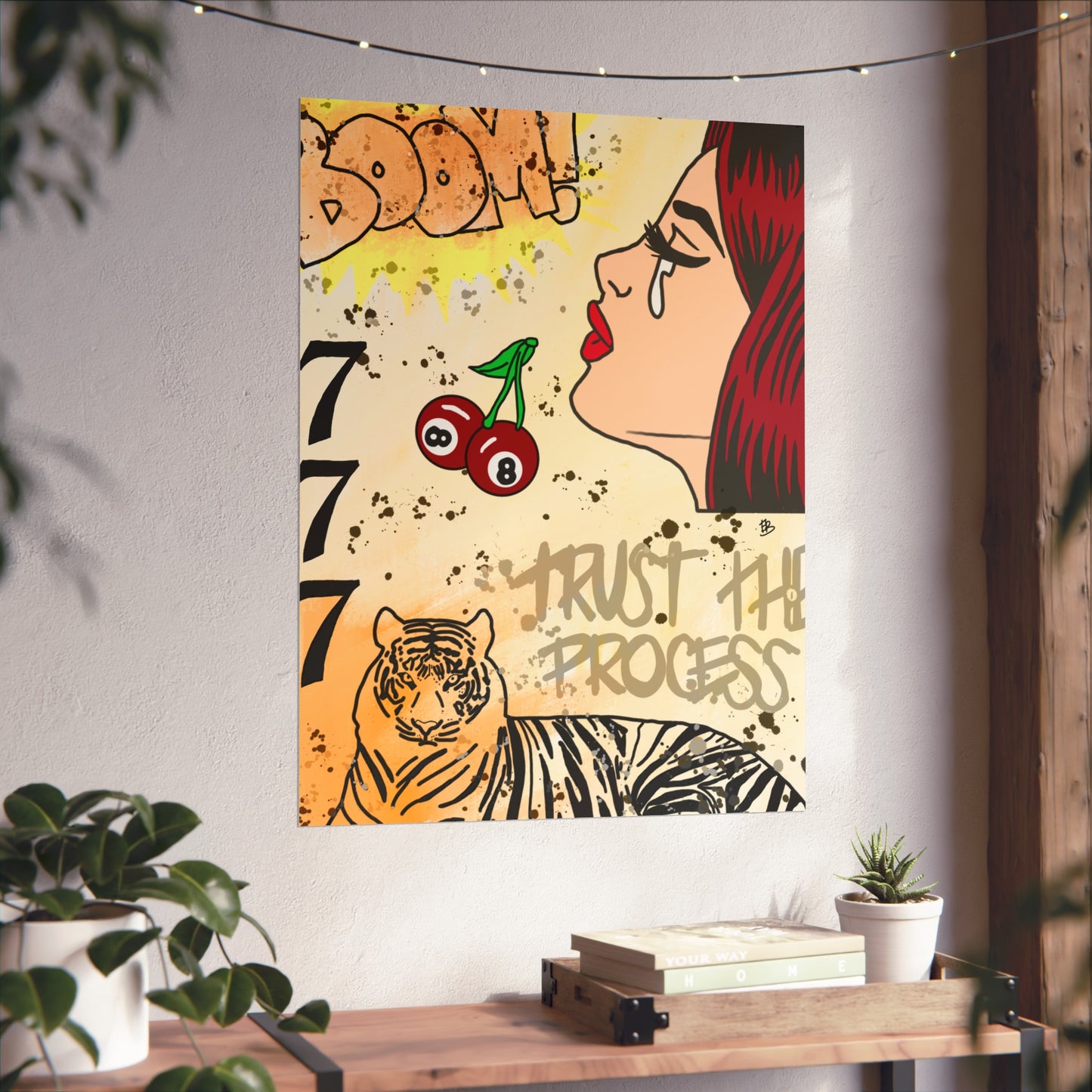 "trust the process" print