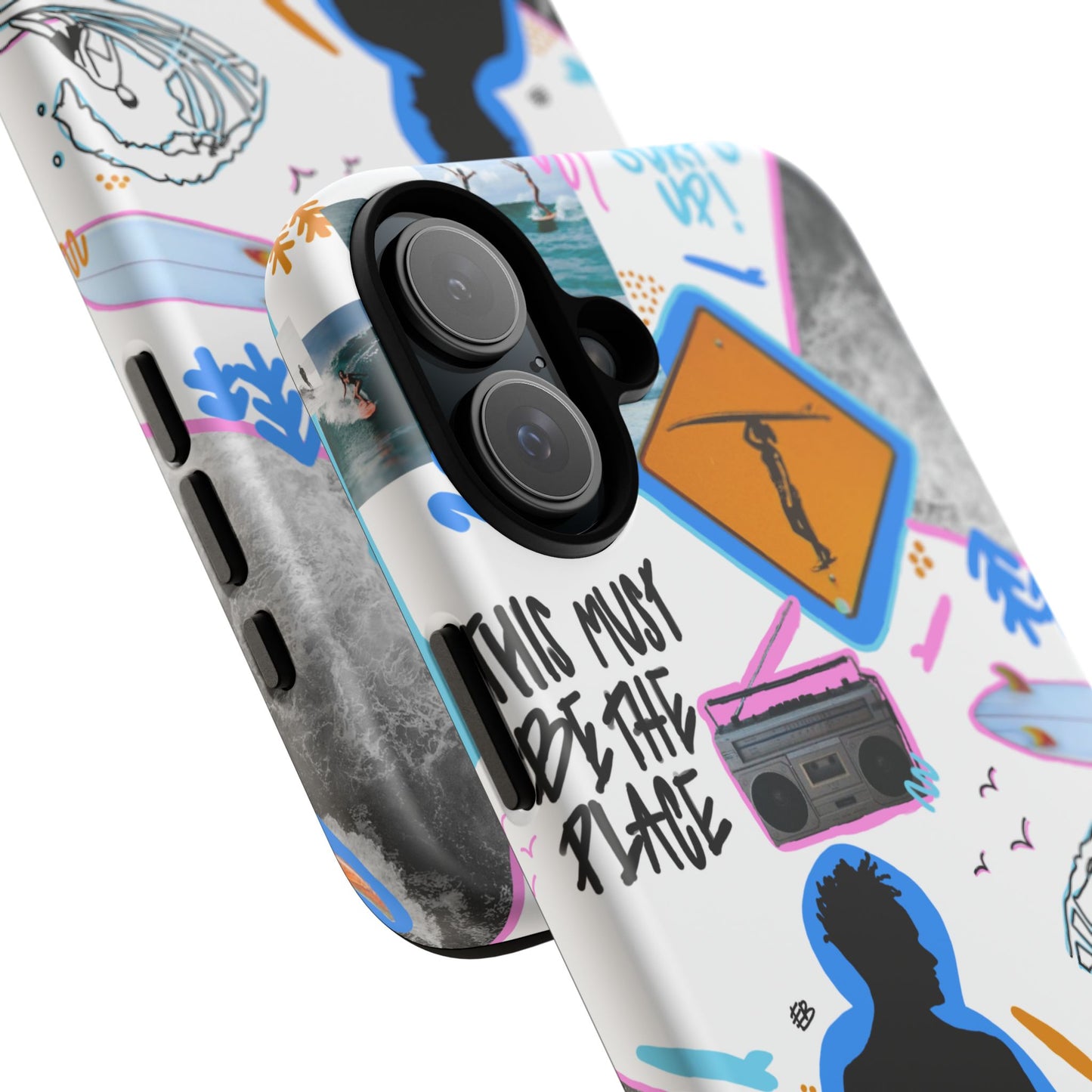"surf's up" phone case