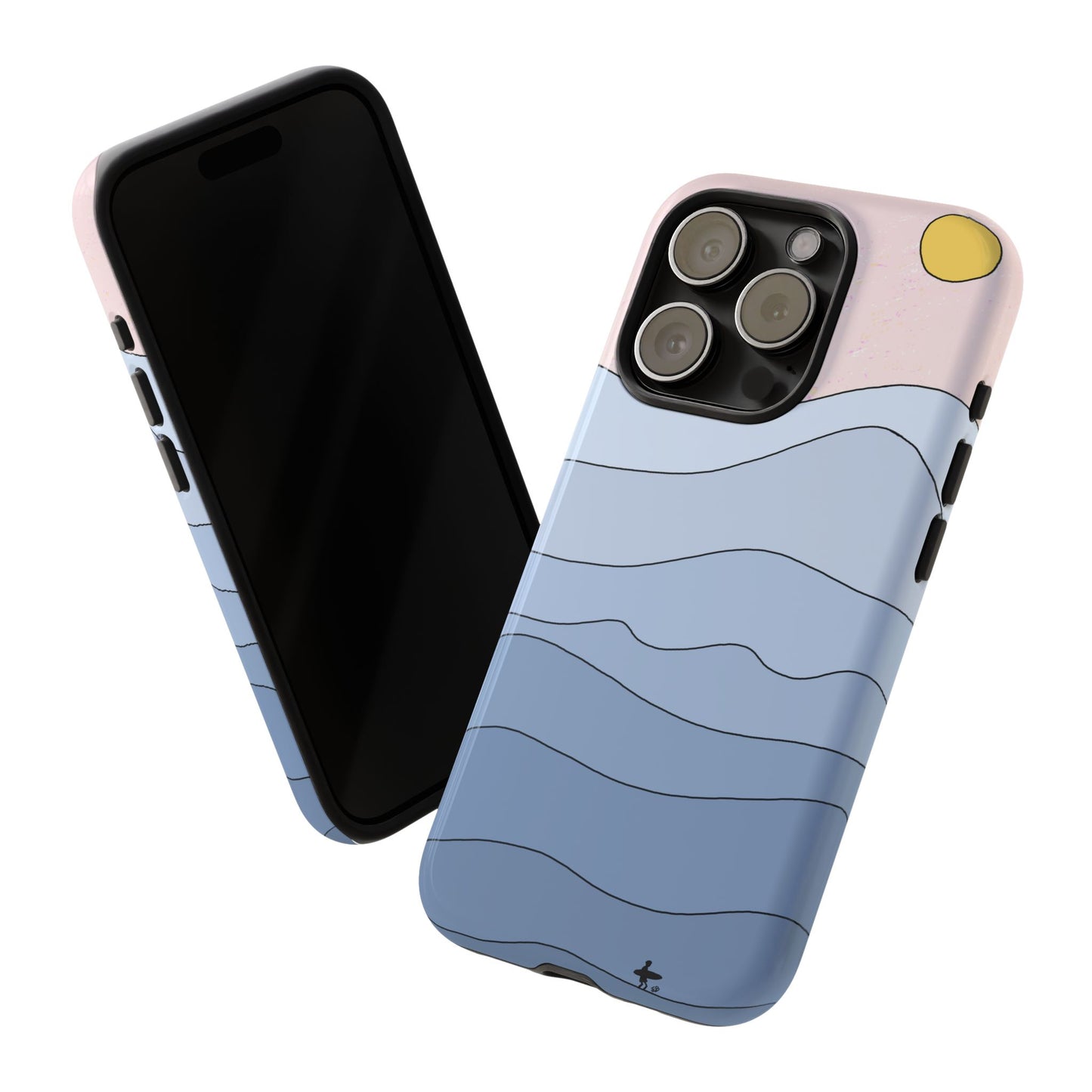 "shades of blue" phone case