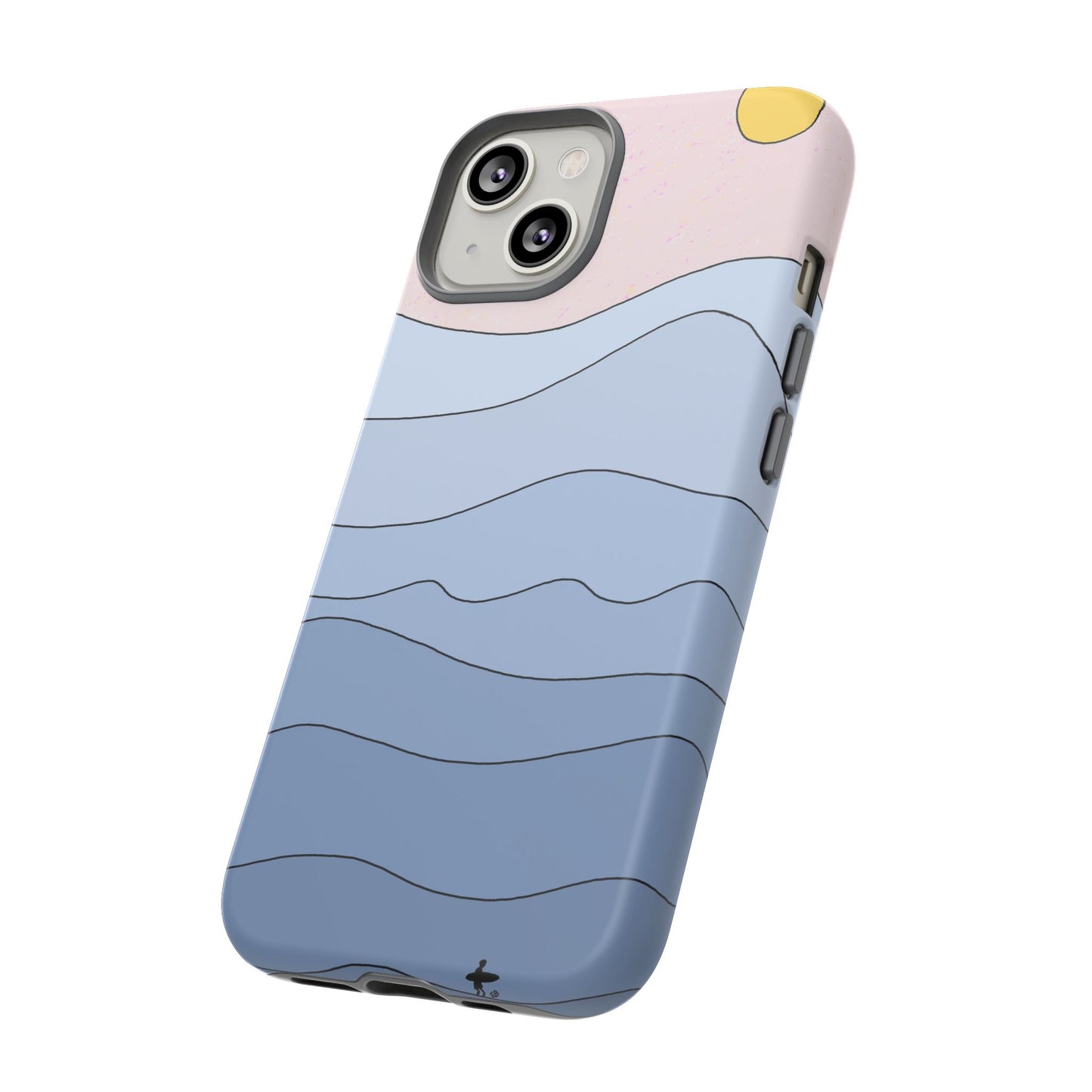 "shades of blue" phone case