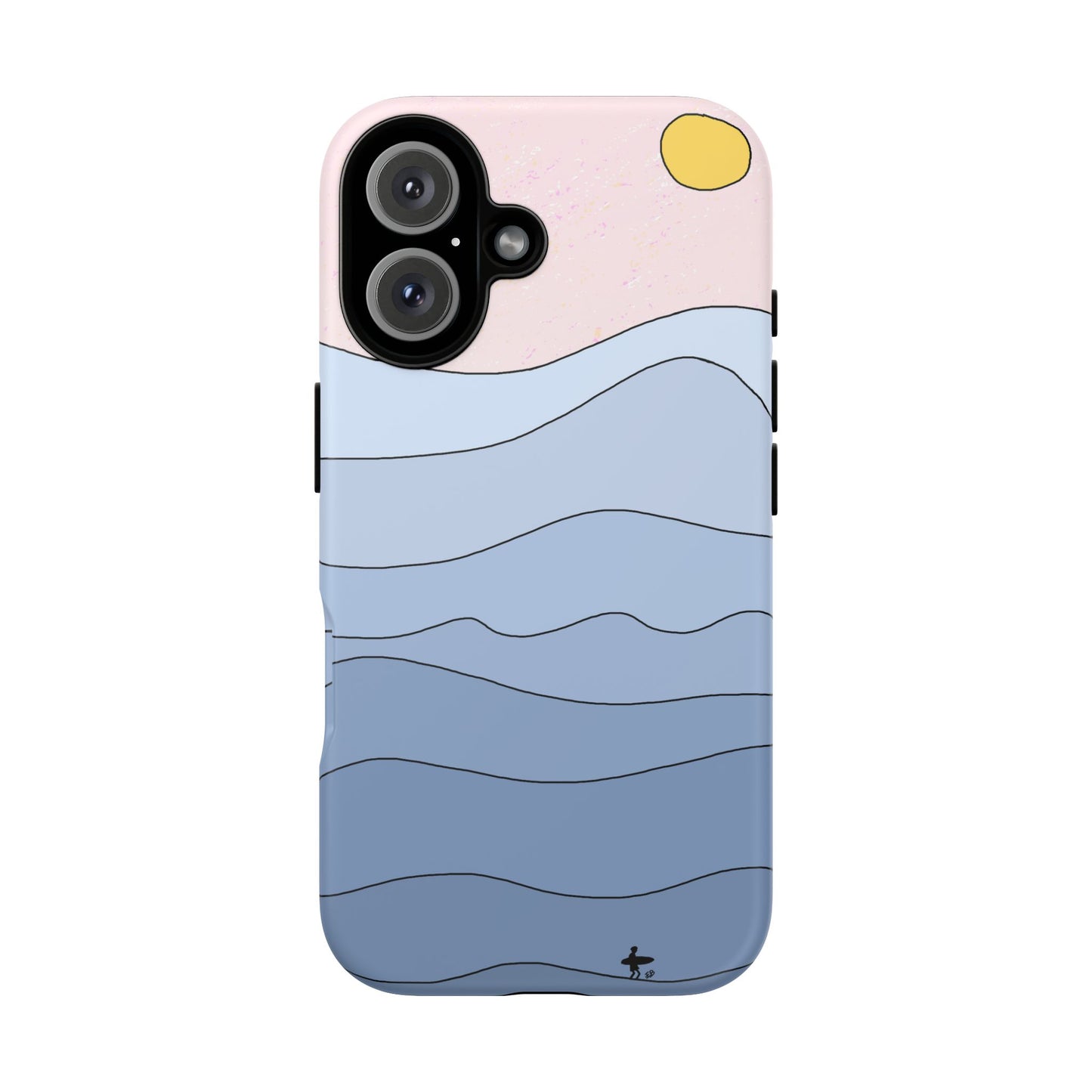 "shades of blue" phone case
