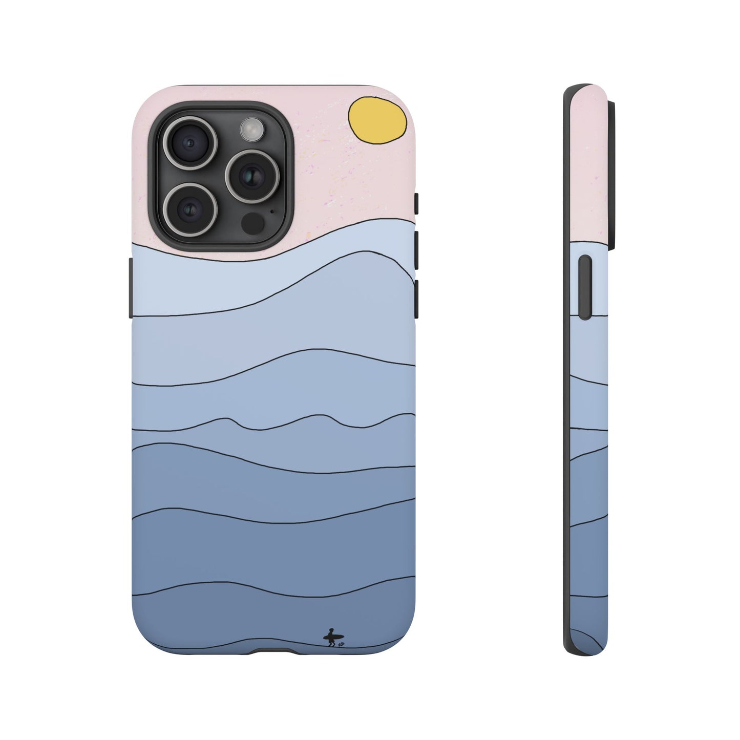 "shades of blue" phone case