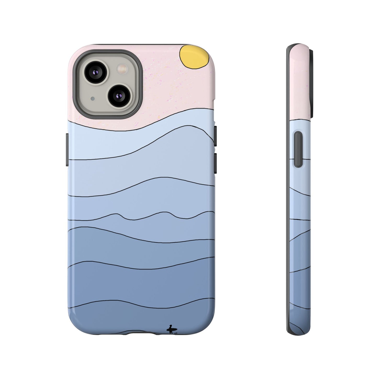 "shades of blue" phone case