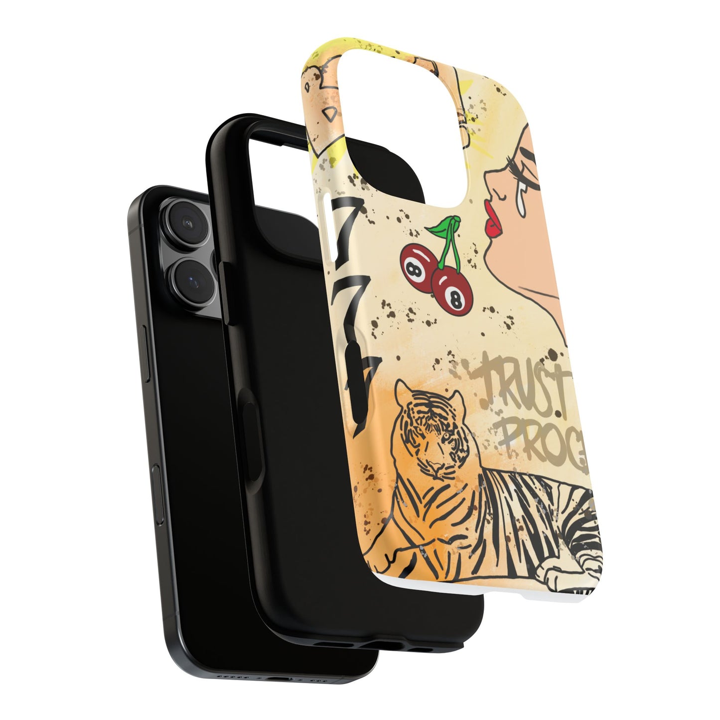 "trust the process" phone case