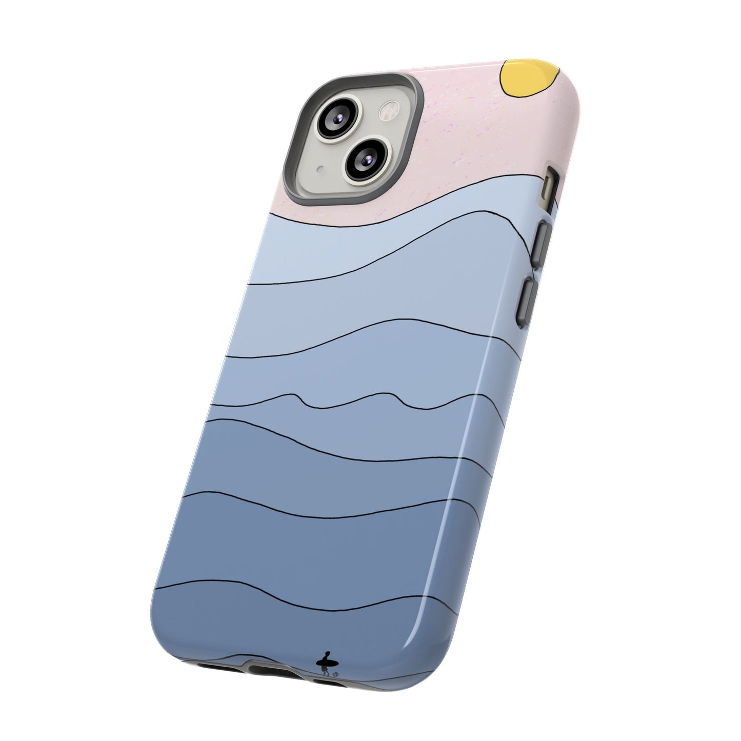 "shades of blue" phone case