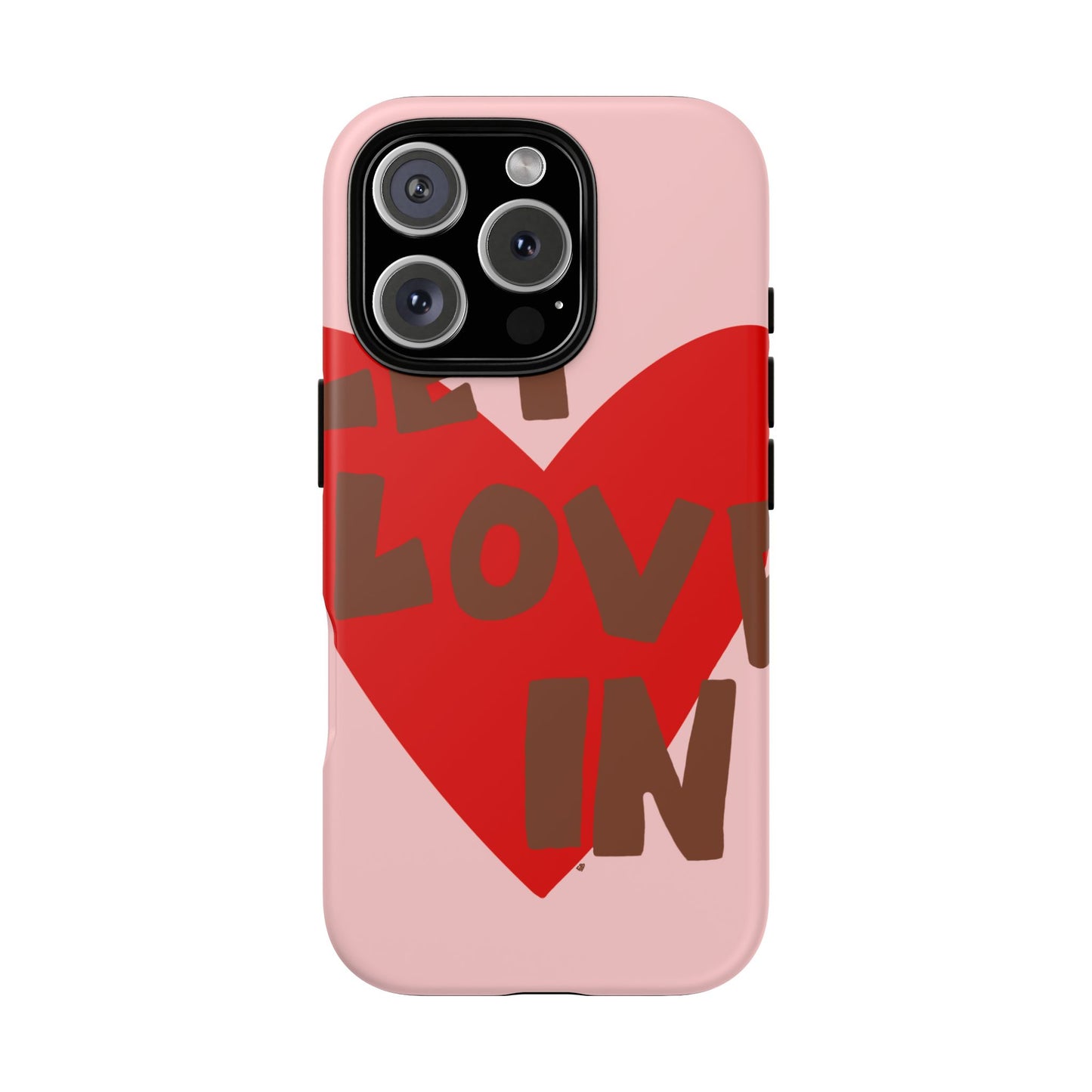 "let love in" phone case