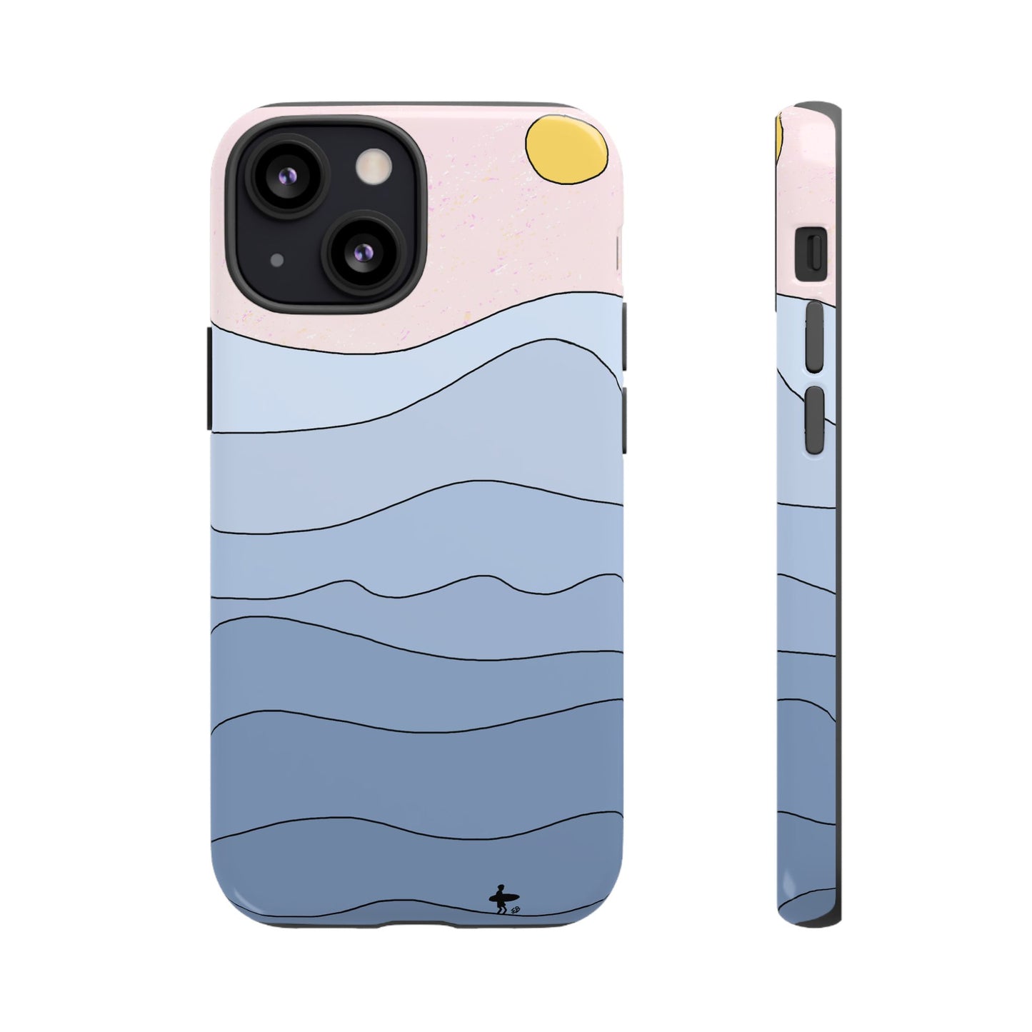 "shades of blue" phone case