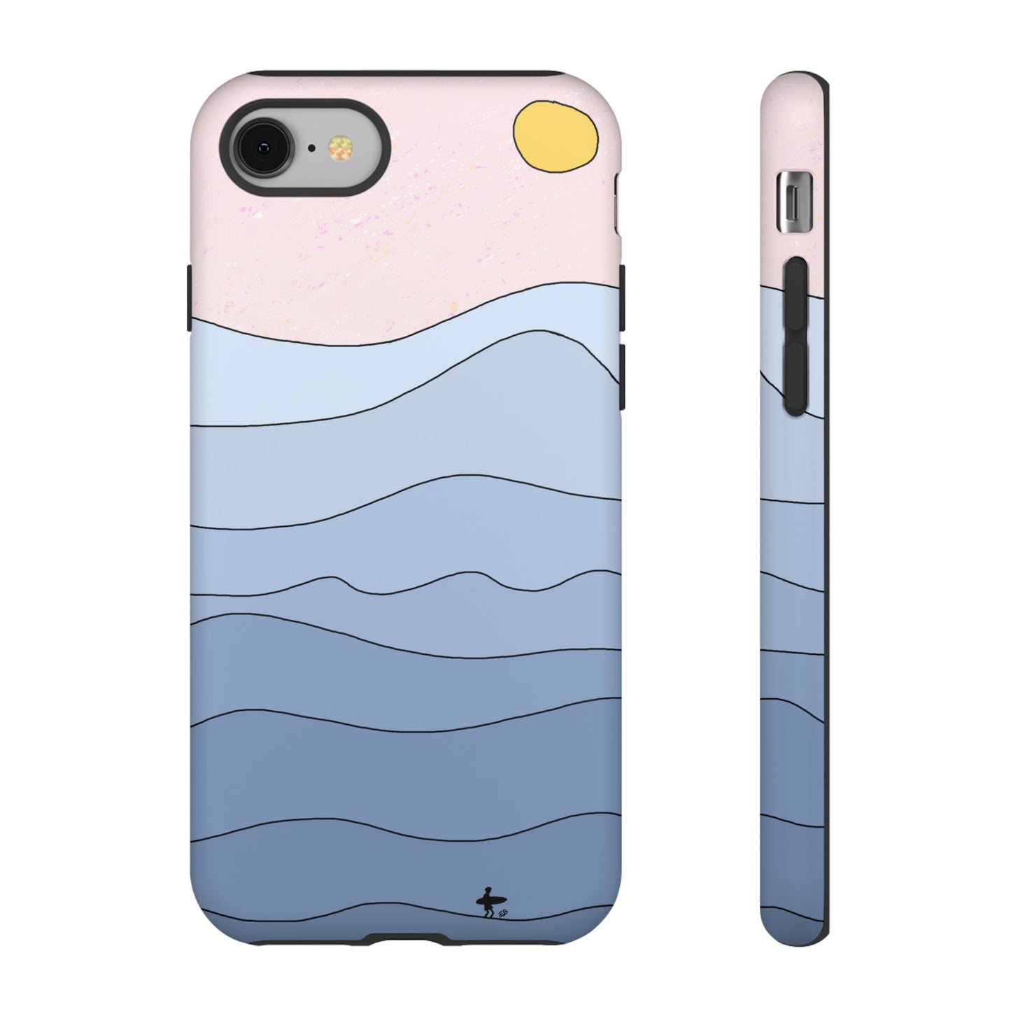 "shades of blue" phone case