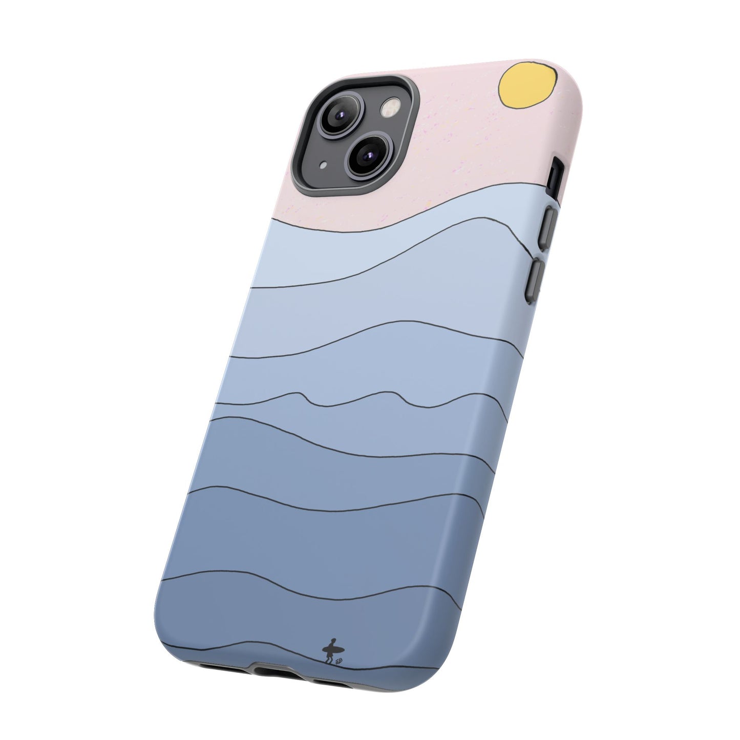 "shades of blue" phone case