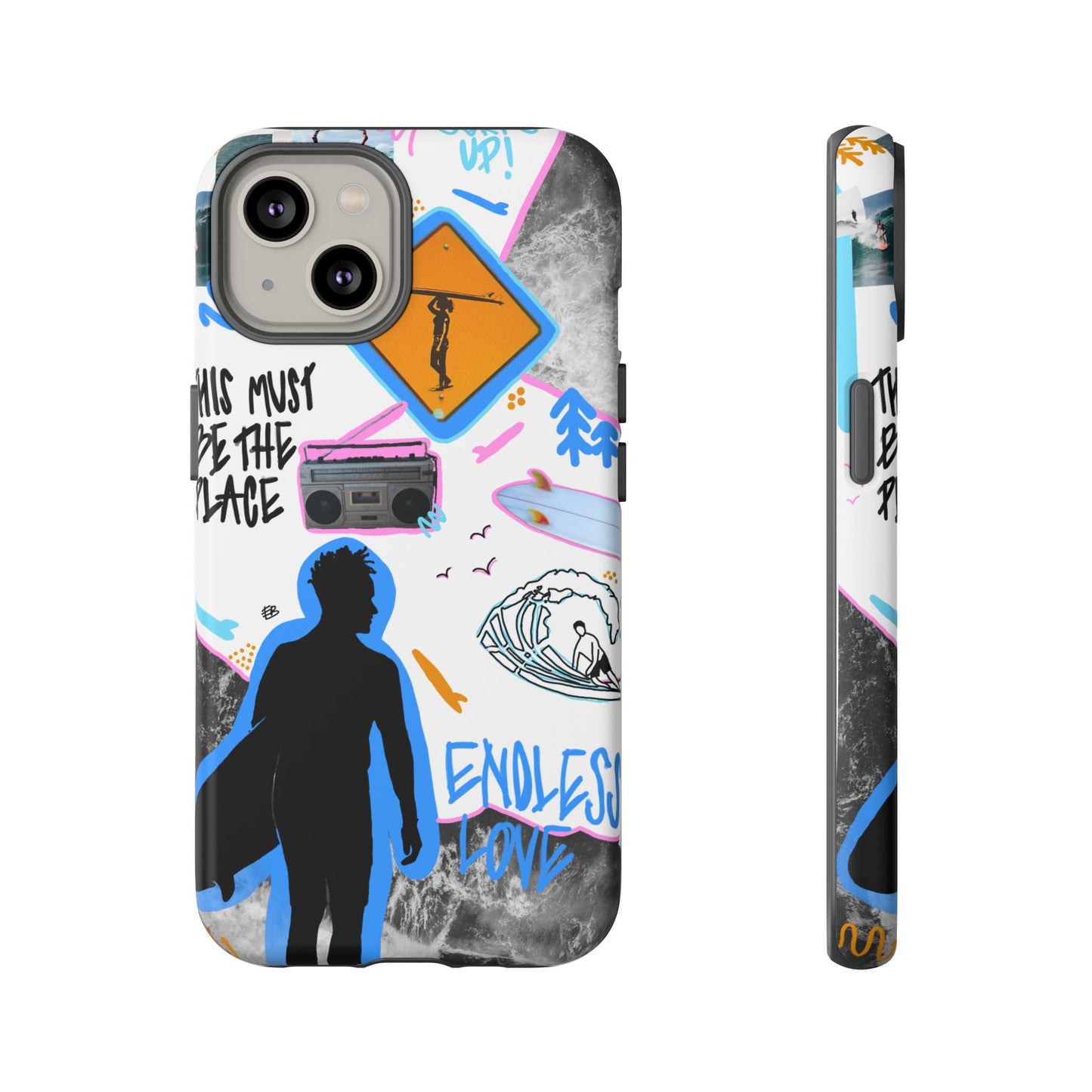 "surf's up" phone case