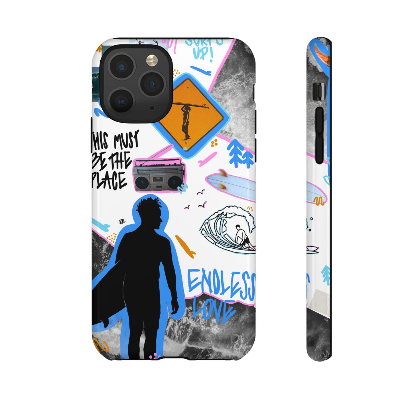 "surf's up" phone case