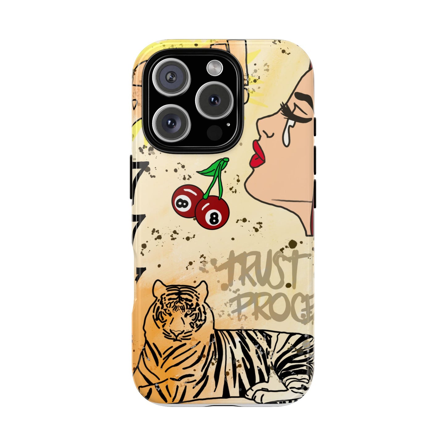"trust the process" phone case