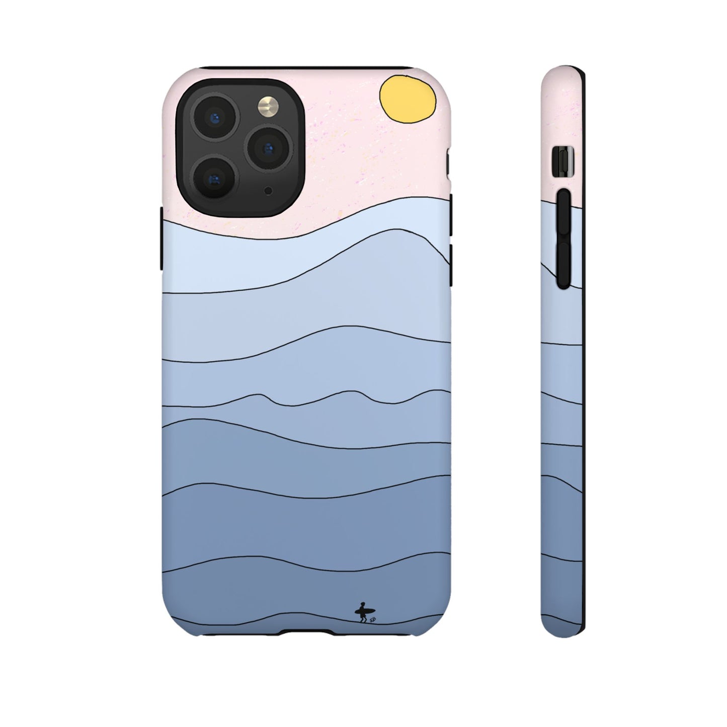 "shades of blue" phone case