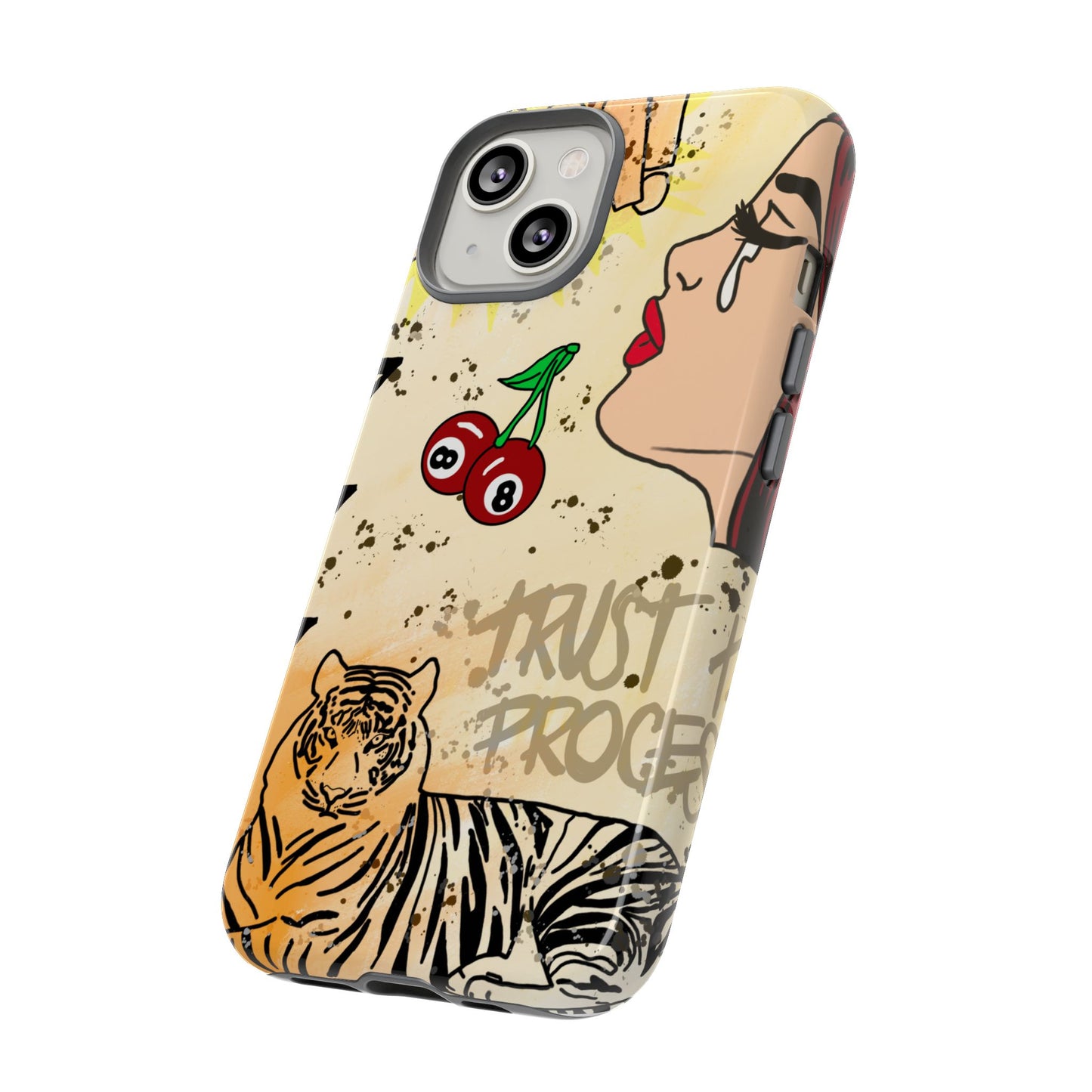 "trust the process" phone case