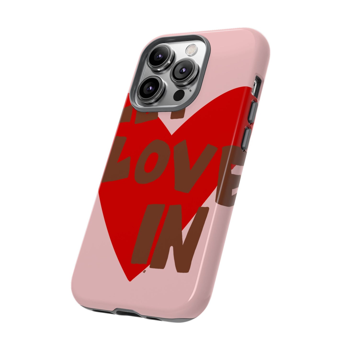 "let love in" phone case