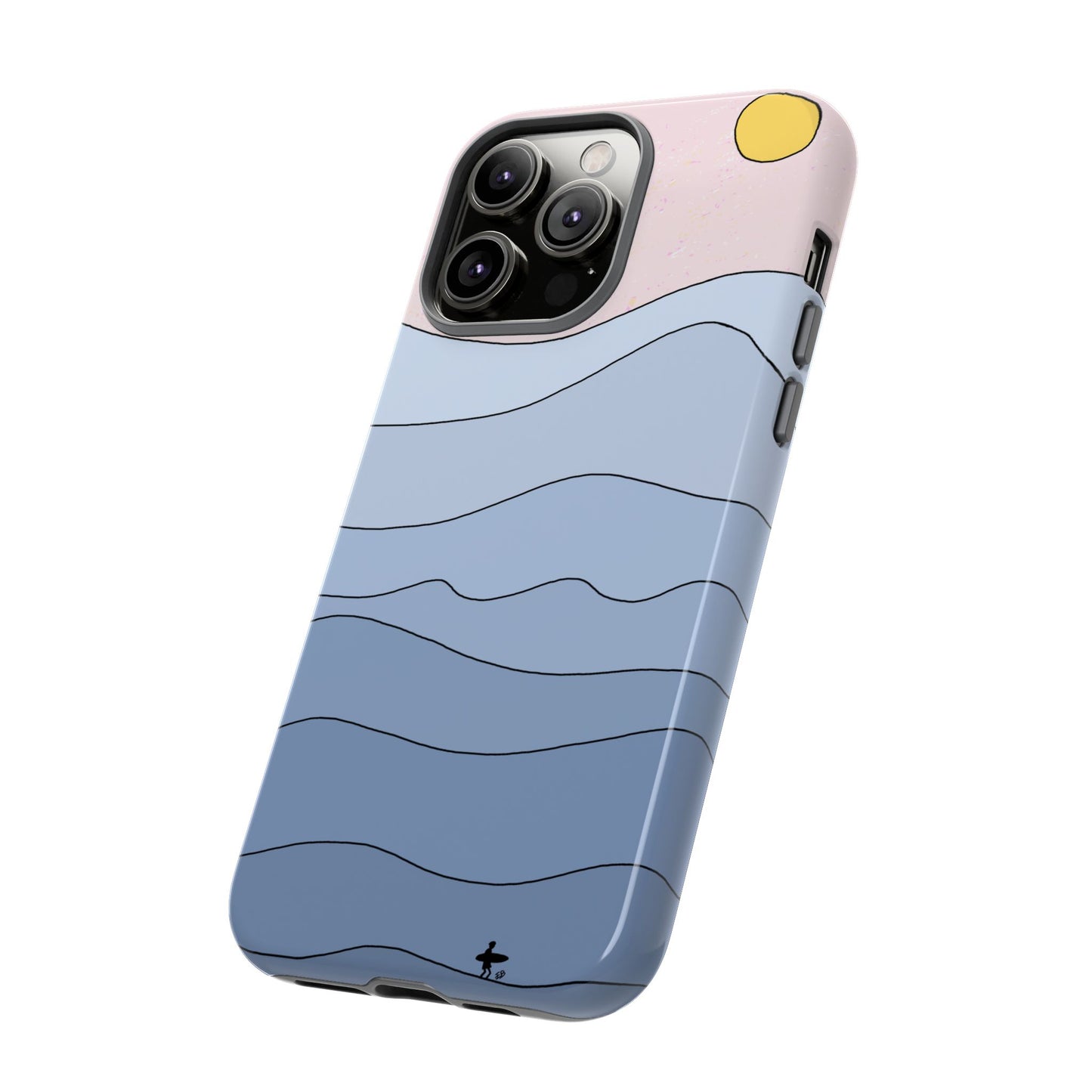 "shades of blue" phone case