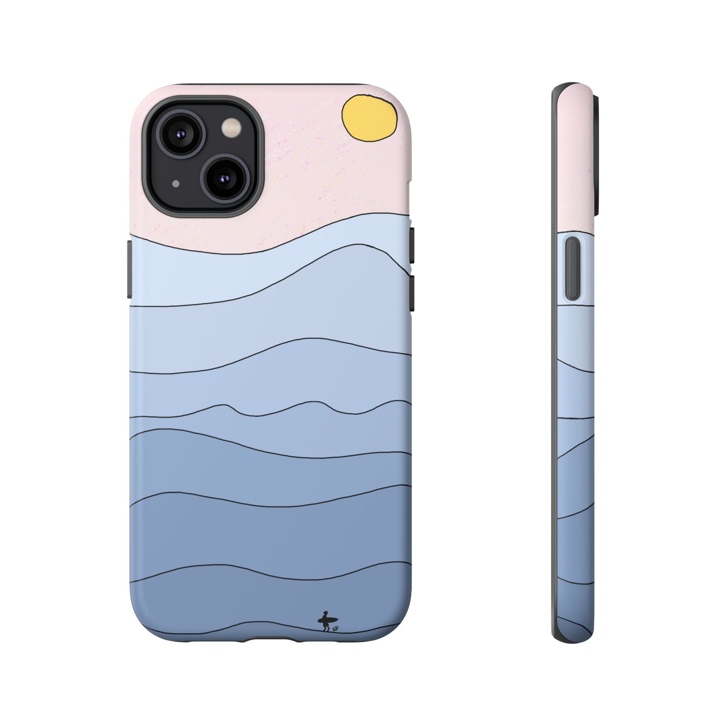 "shades of blue" phone case