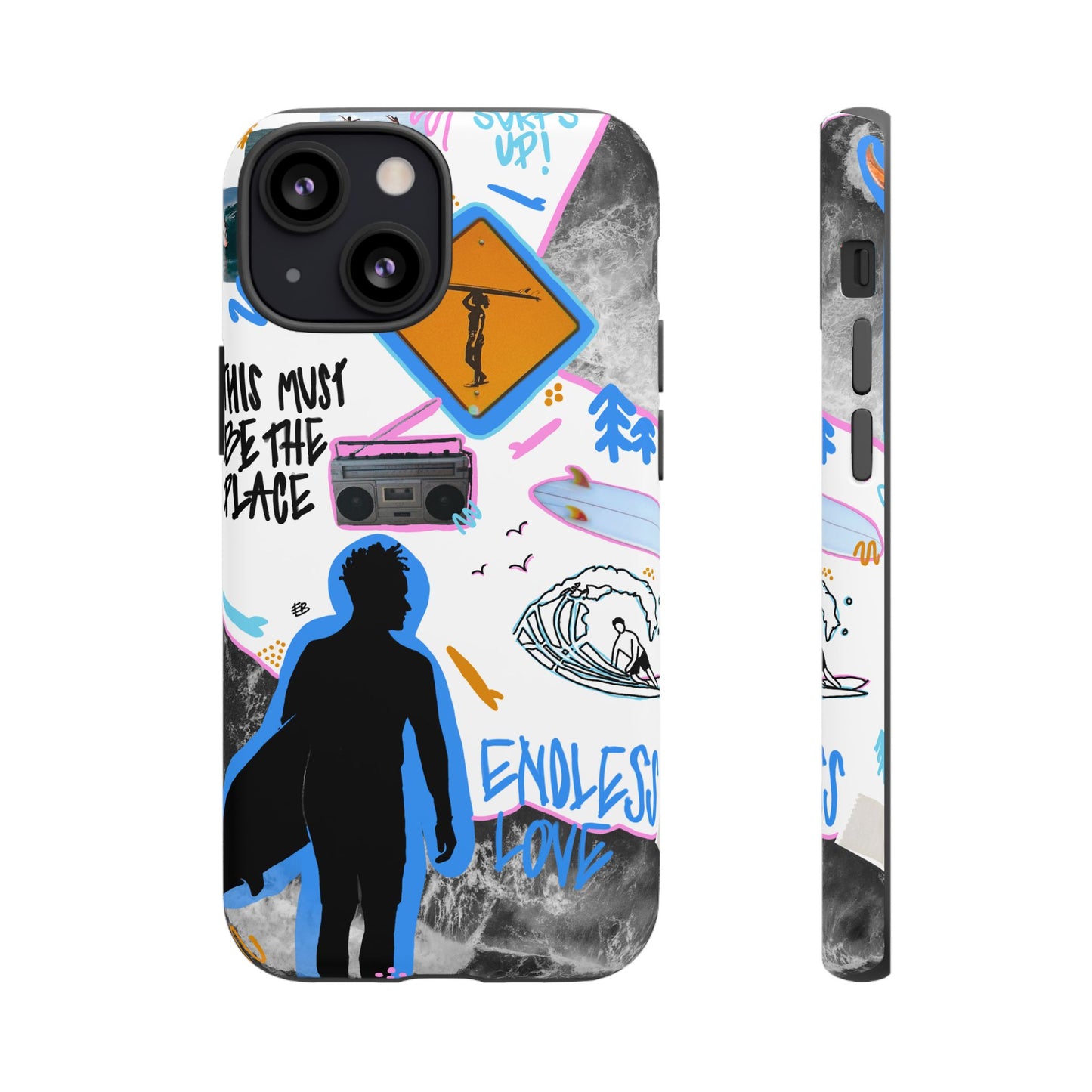 "surf's up" phone case