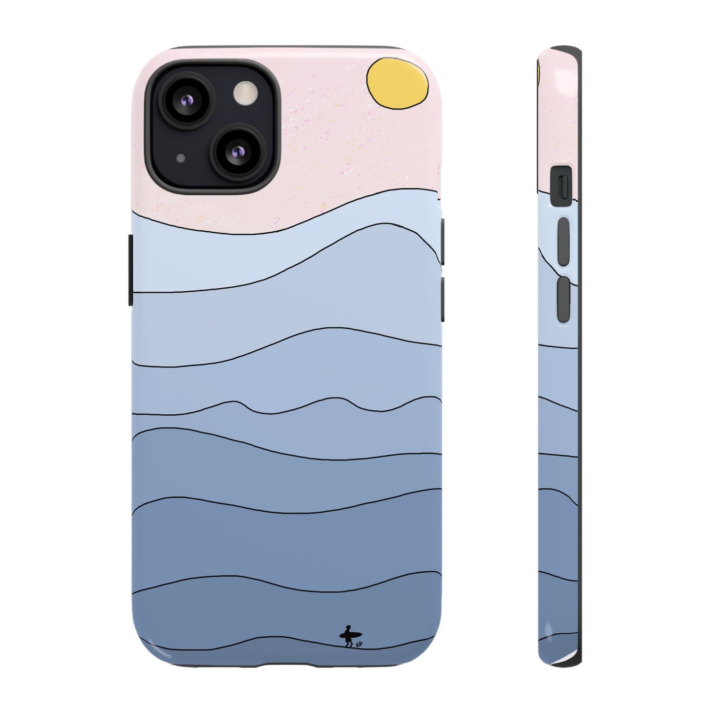 "shades of blue" phone case