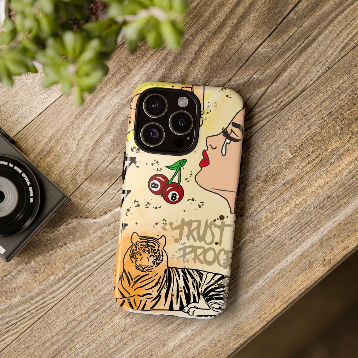"trust the process" phone case