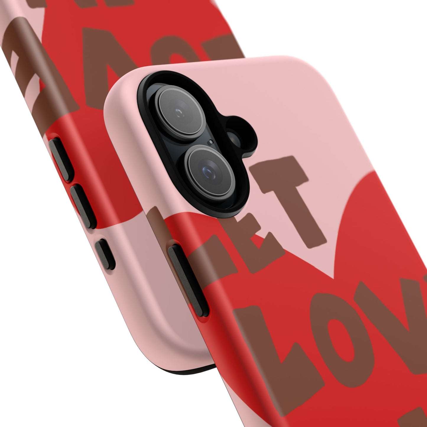"let love in" phone case