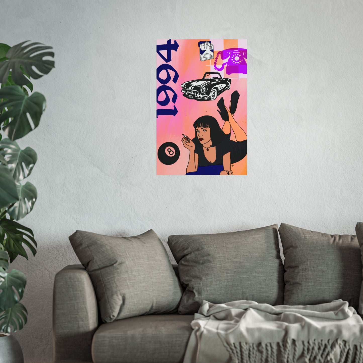 "pulp fiction" print