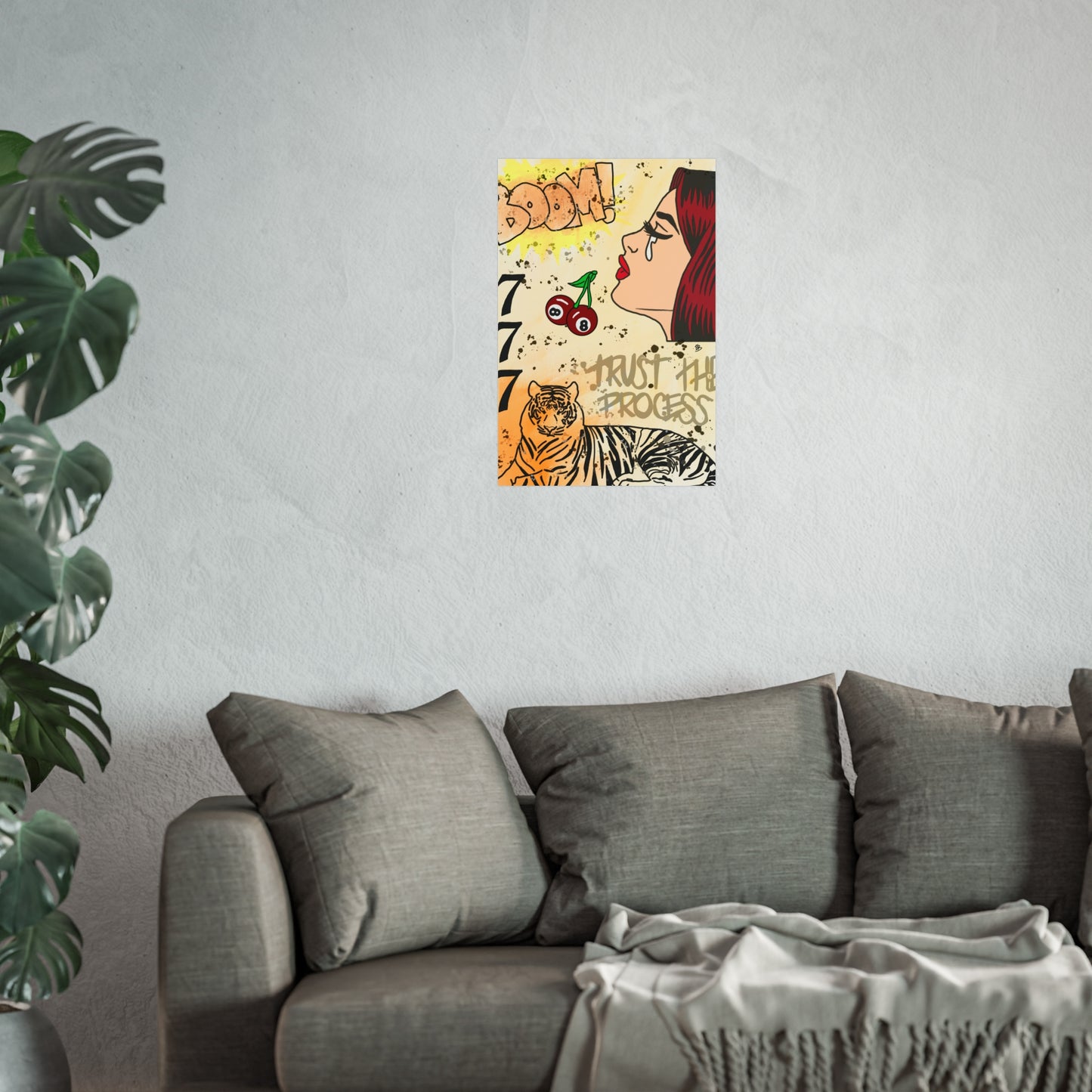 "trust the process" print
