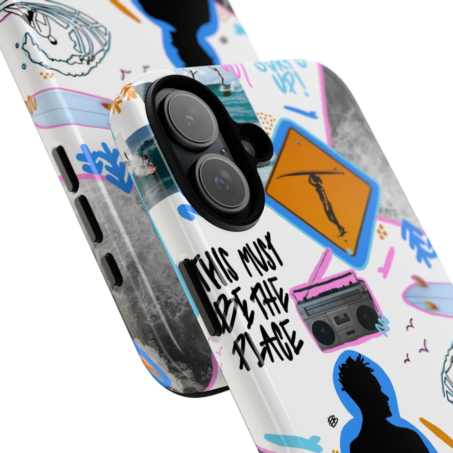 "surf's up" phone case