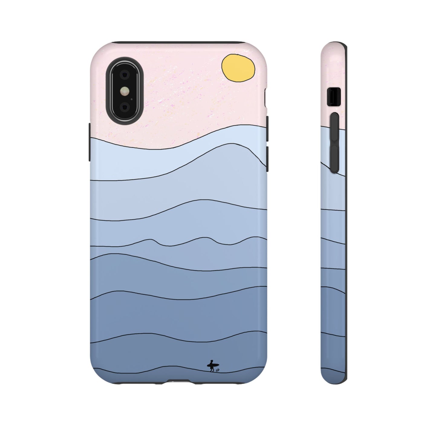 "shades of blue" phone case
