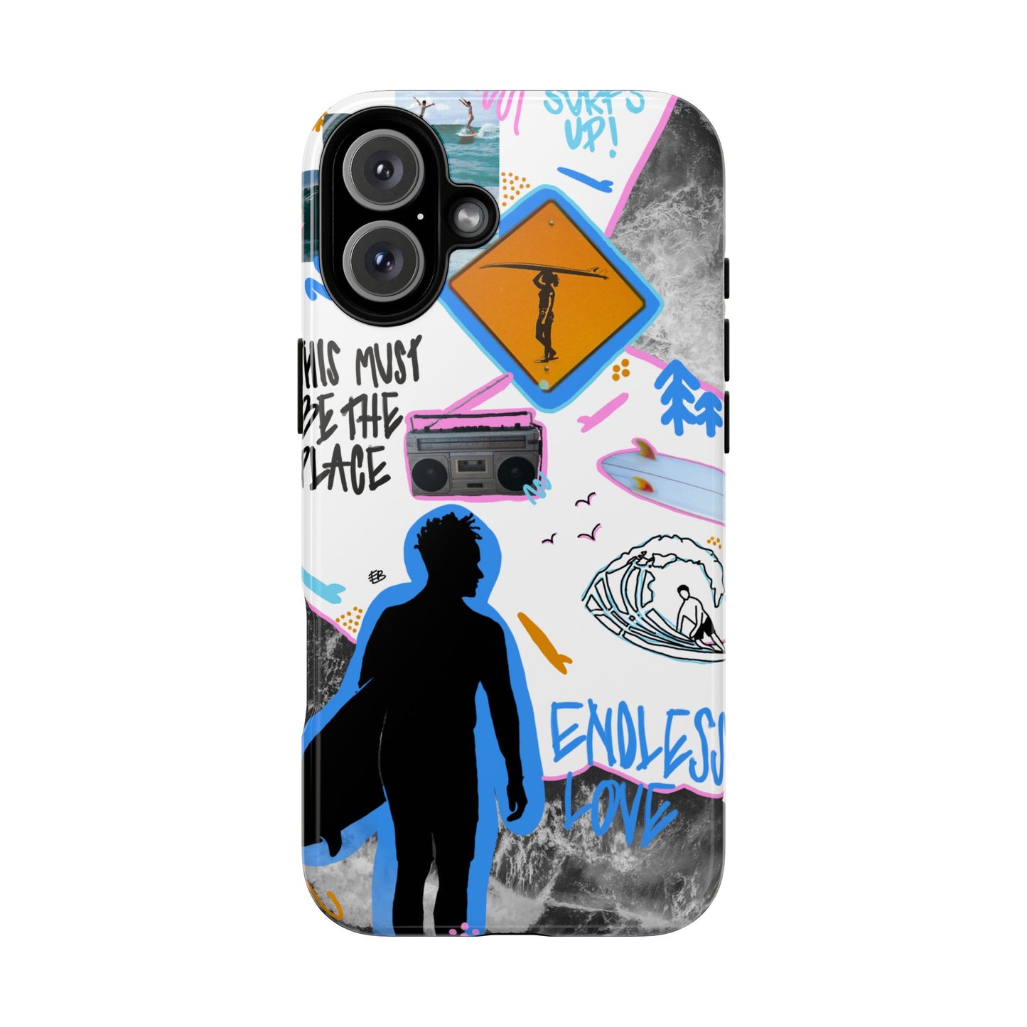 "surf's up" phone case