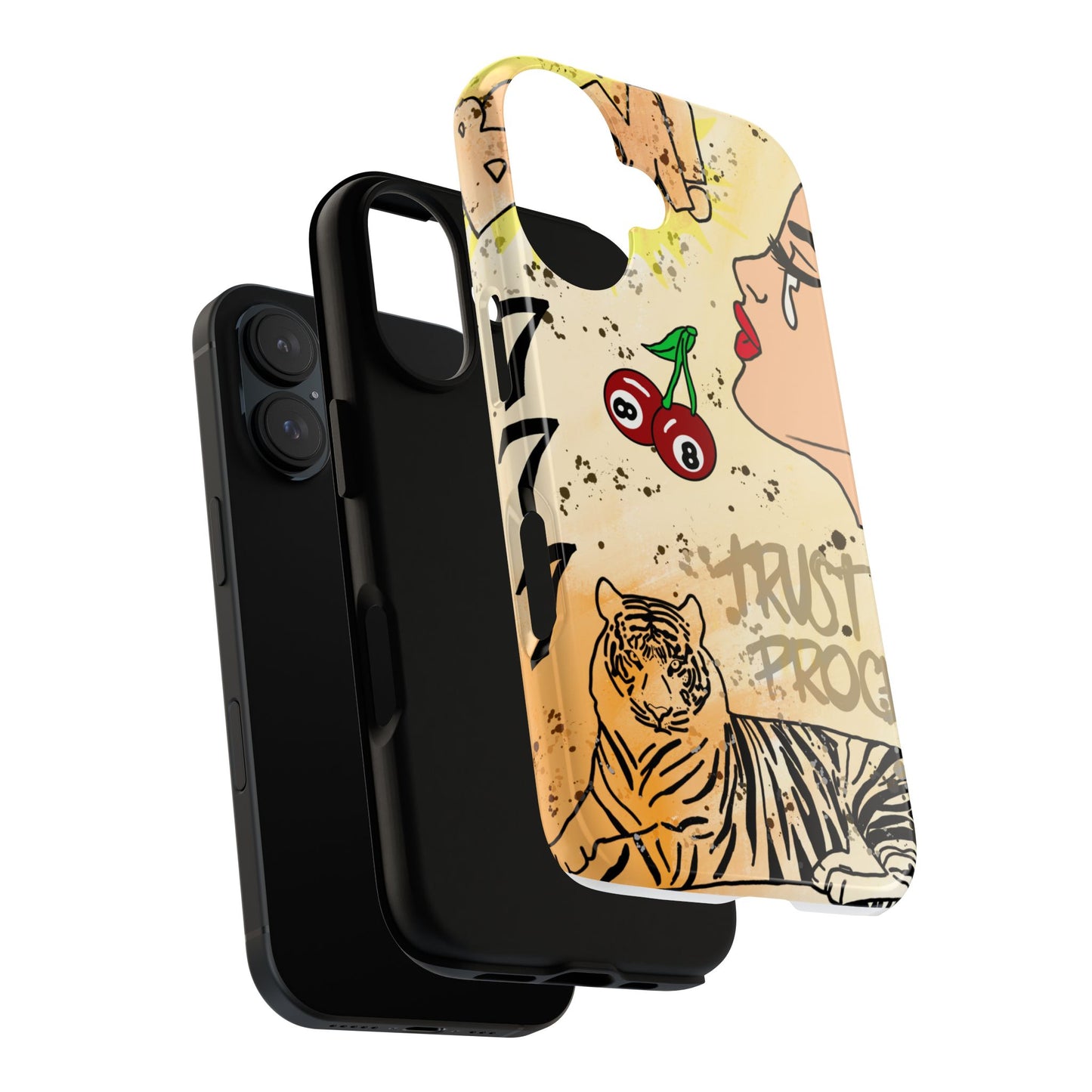 "trust the process" phone case
