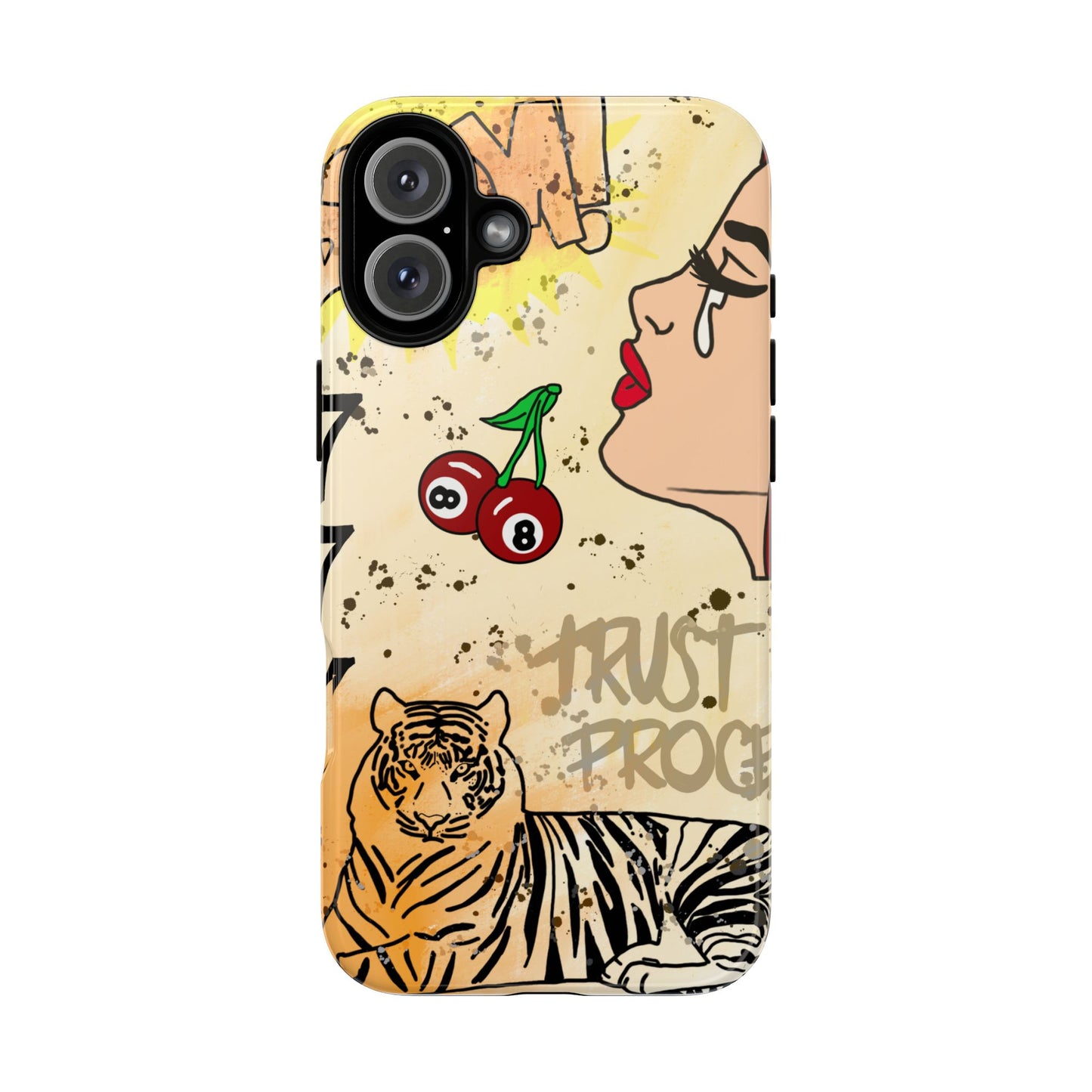 "trust the process" phone case