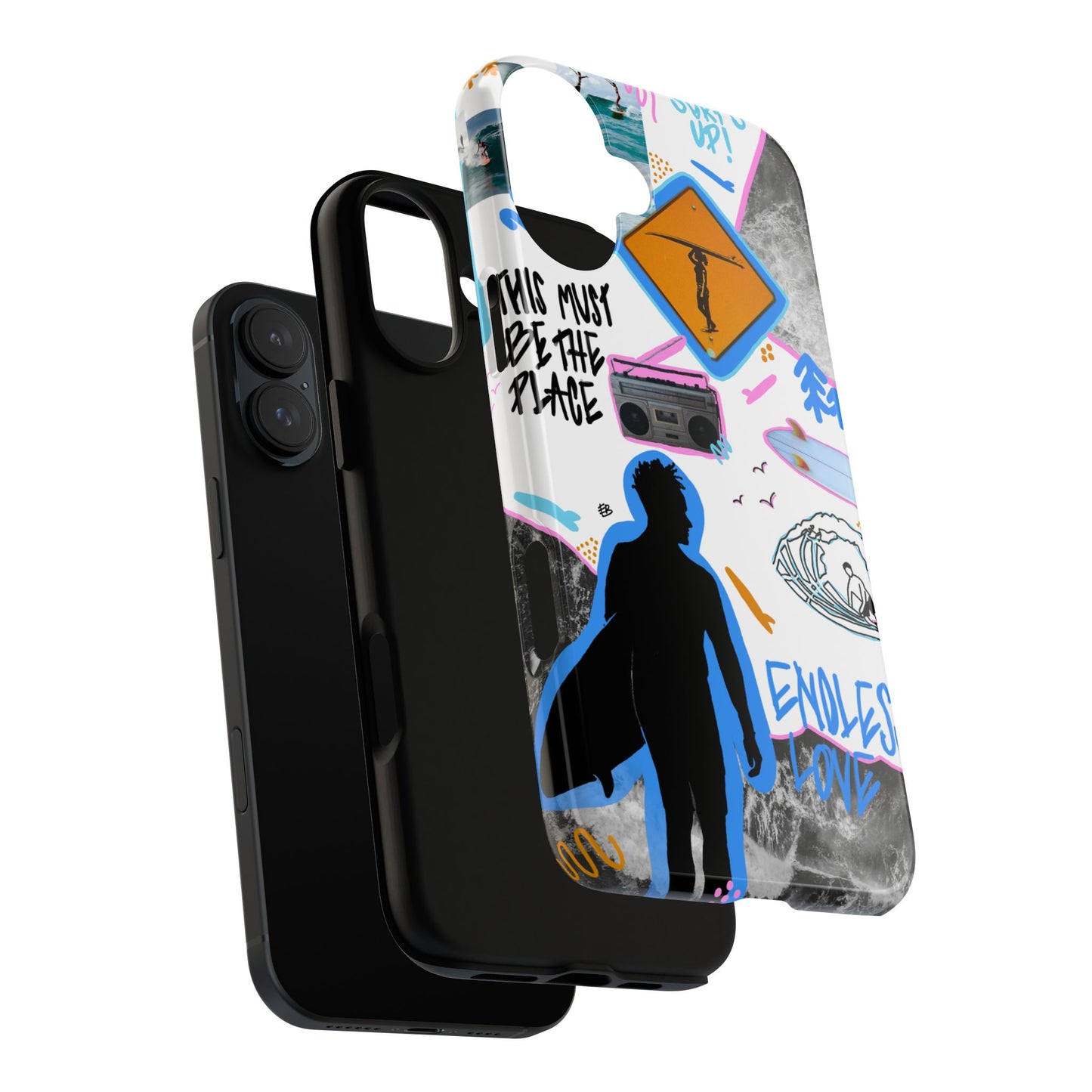"surf's up" phone case