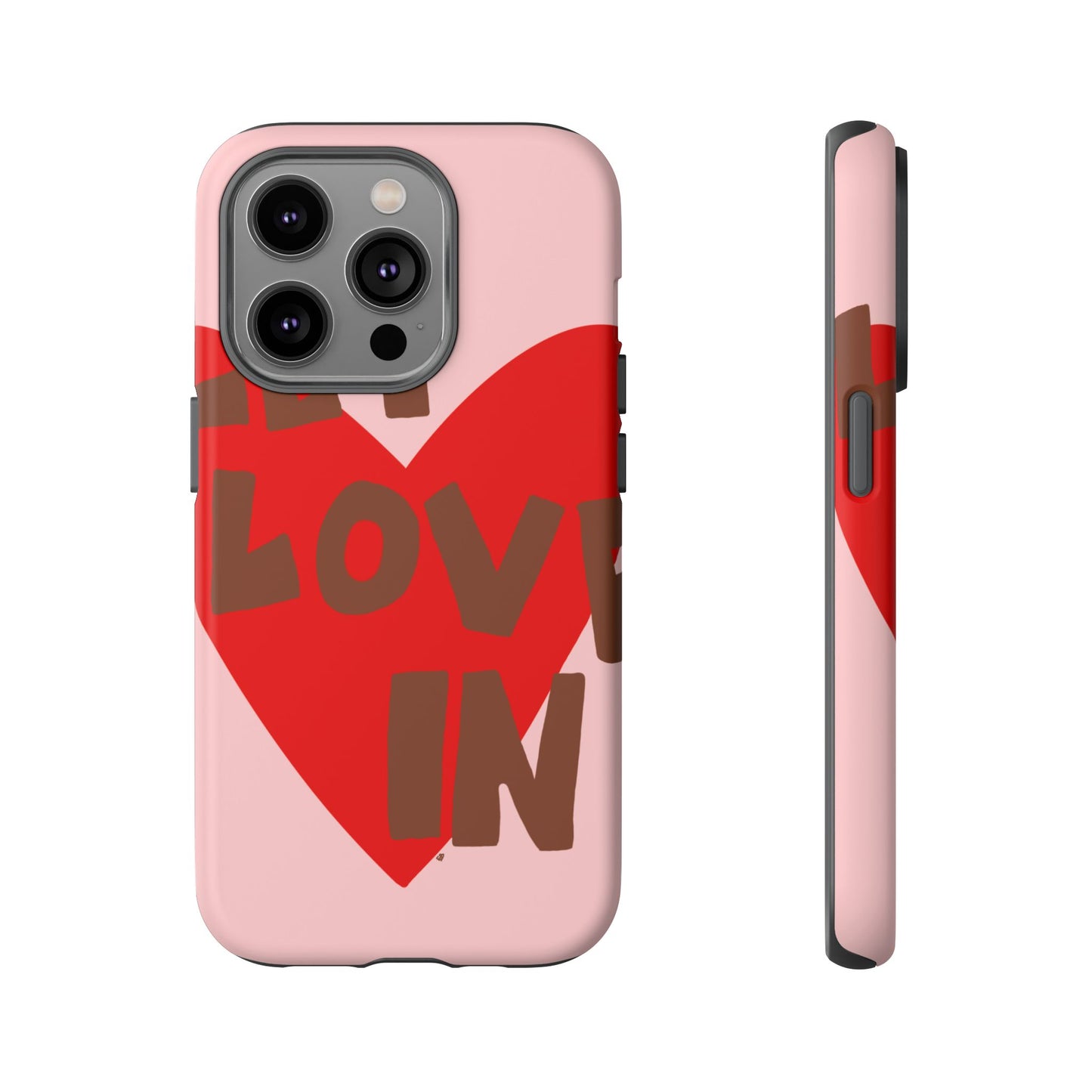 "let love in" phone case