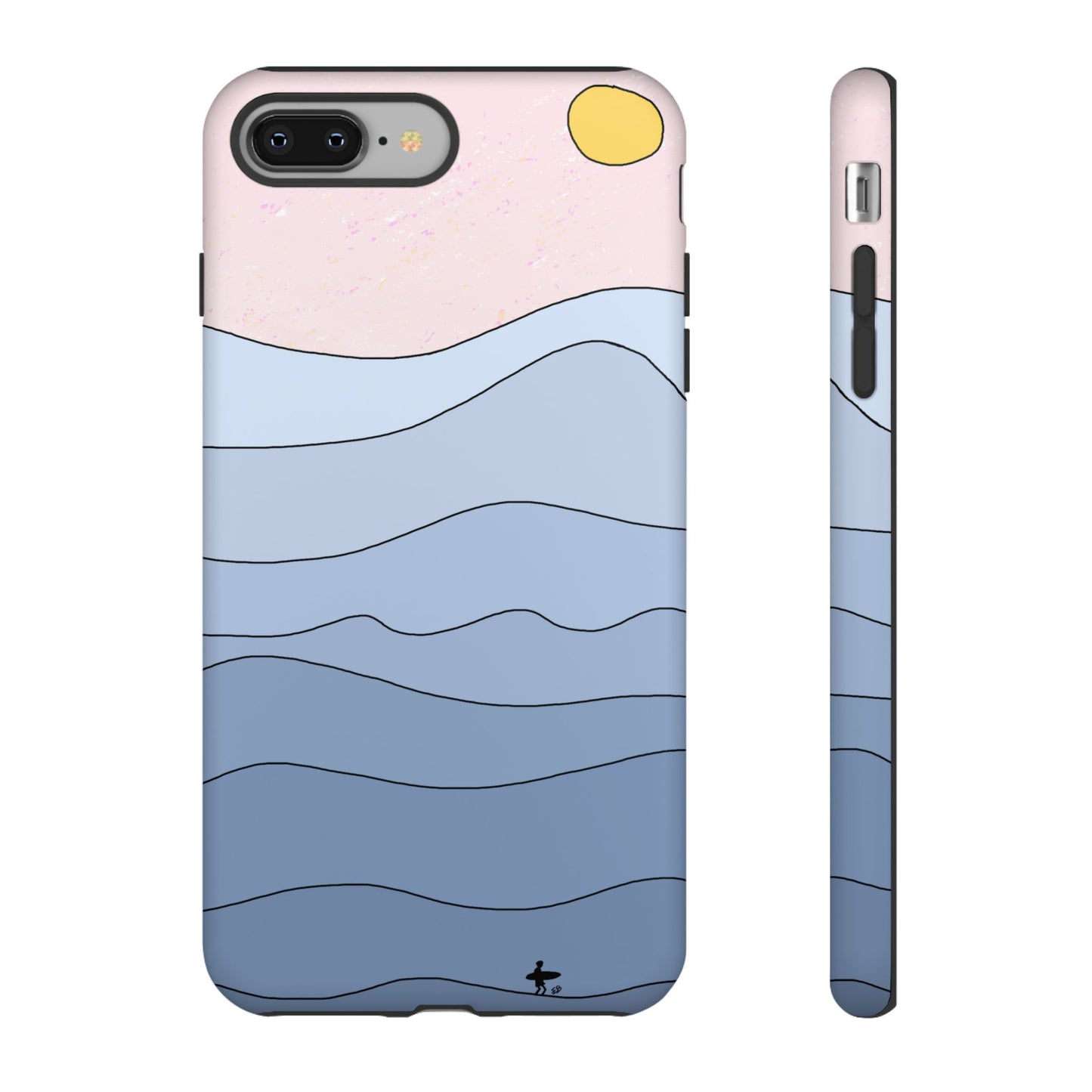 "shades of blue" phone case
