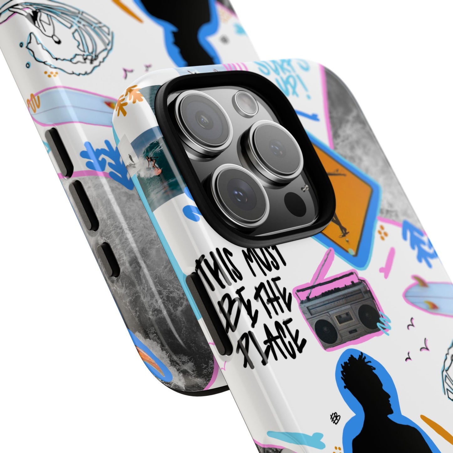 "surf's up" phone case