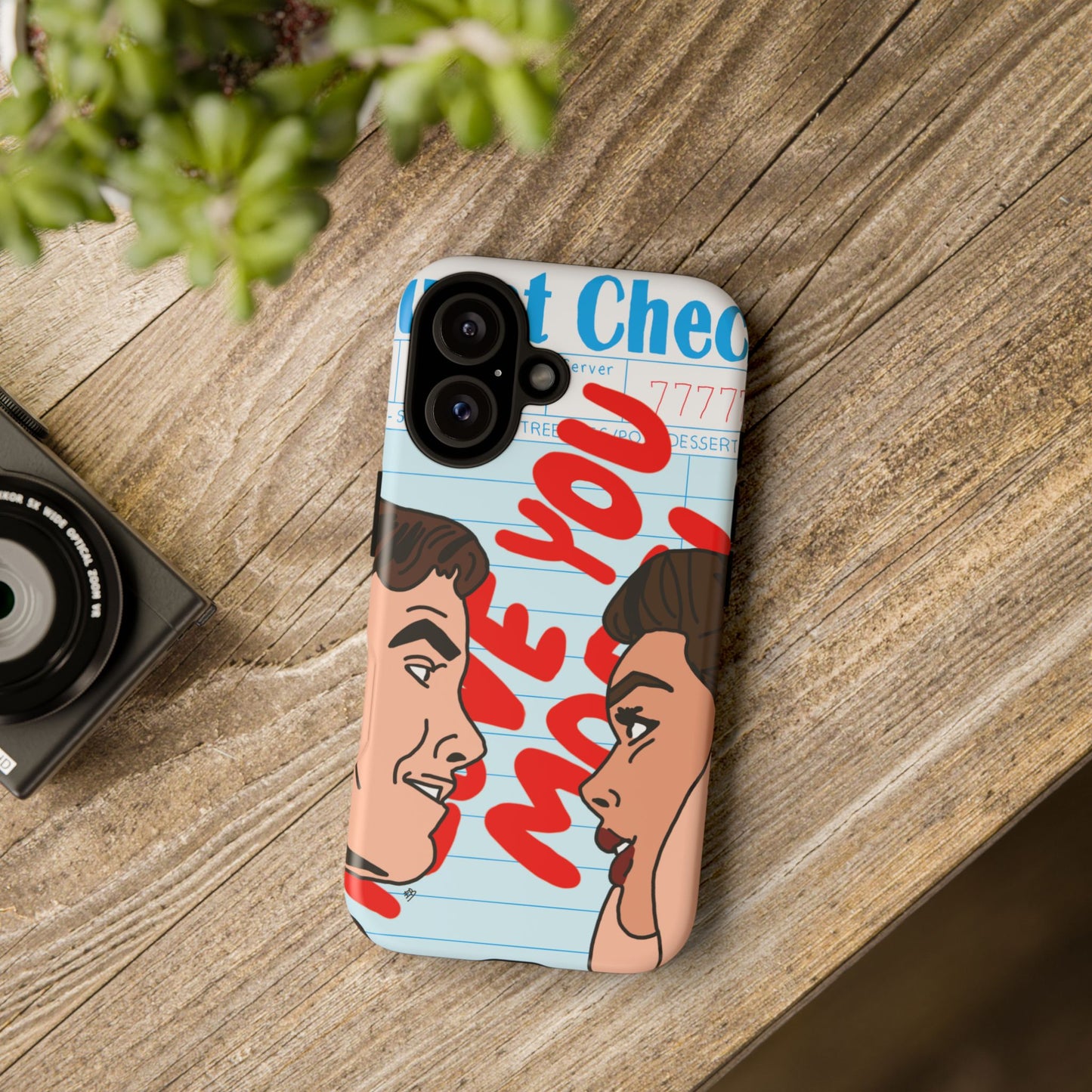 "i love you more" phone case