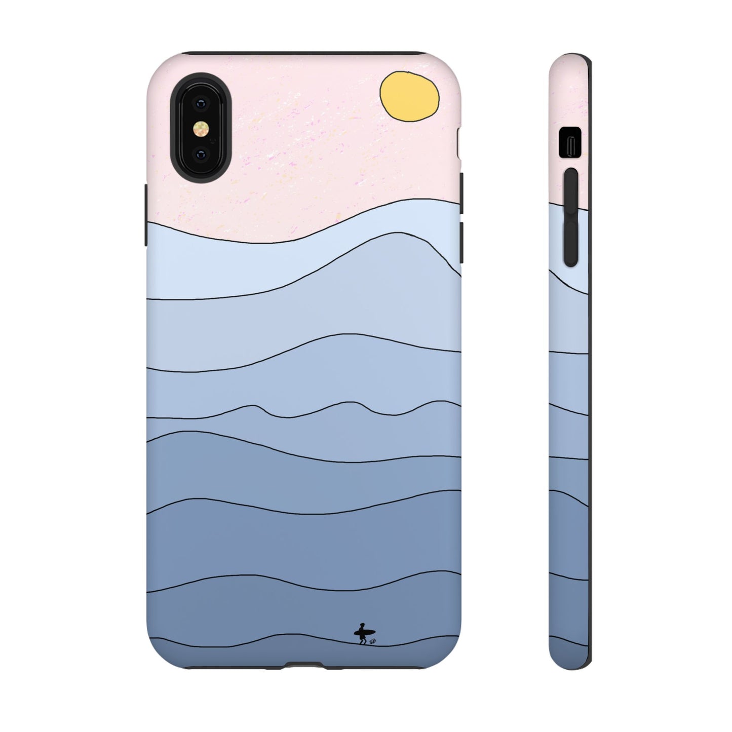 "shades of blue" phone case