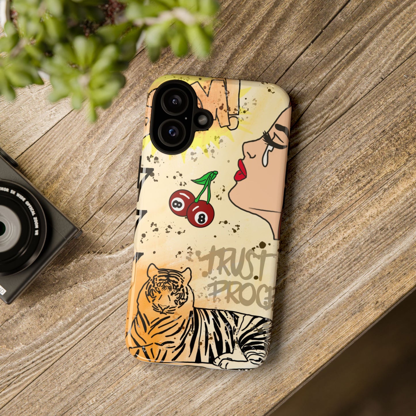 "trust the process" phone case