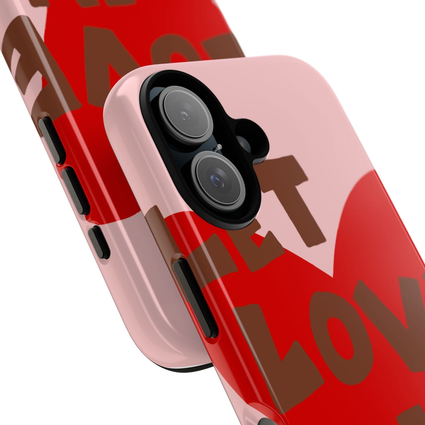 "let love in" phone case