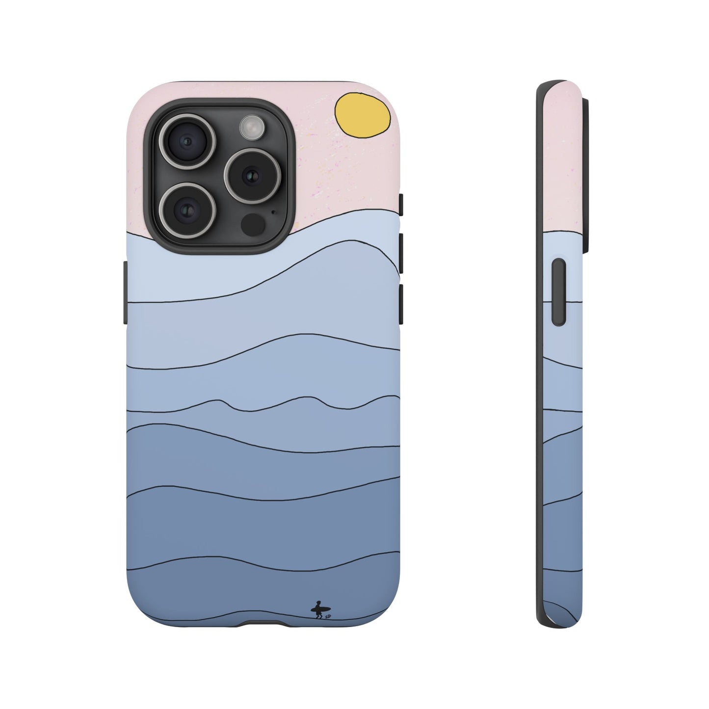 "shades of blue" phone case