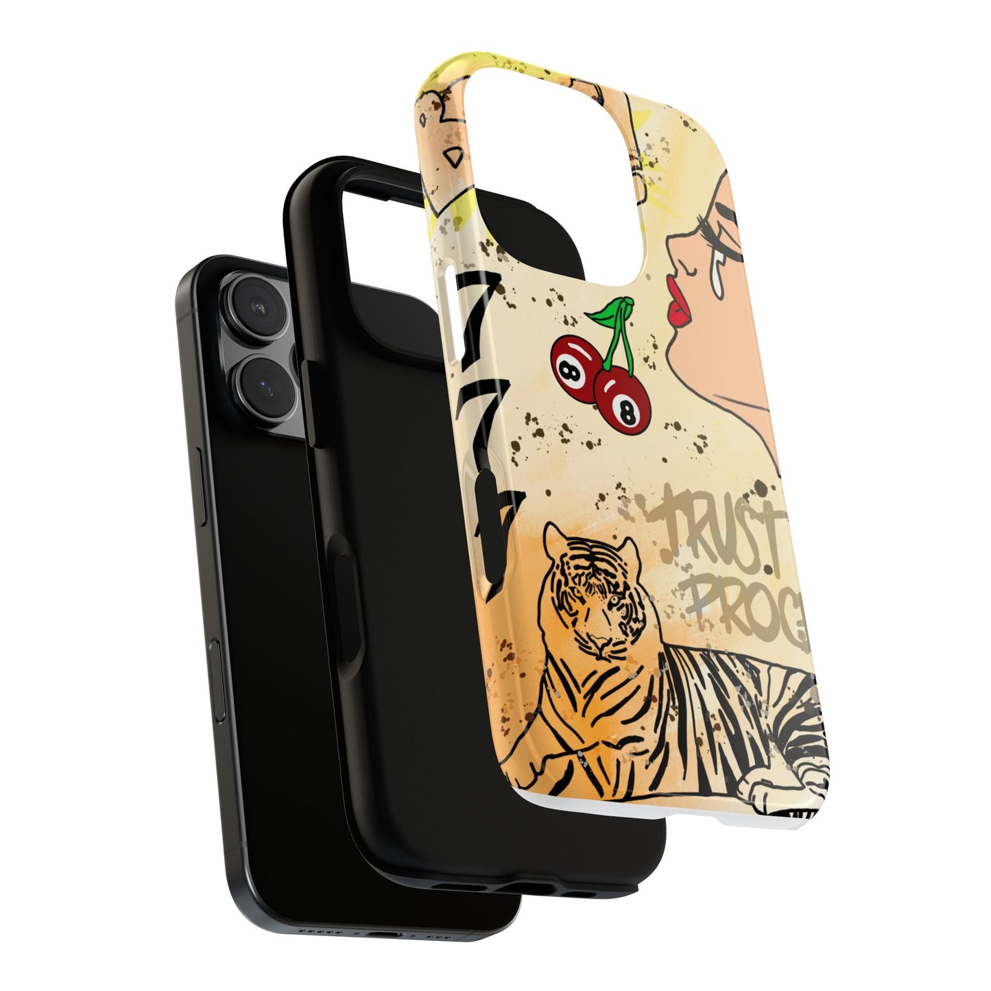 "trust the process" phone case