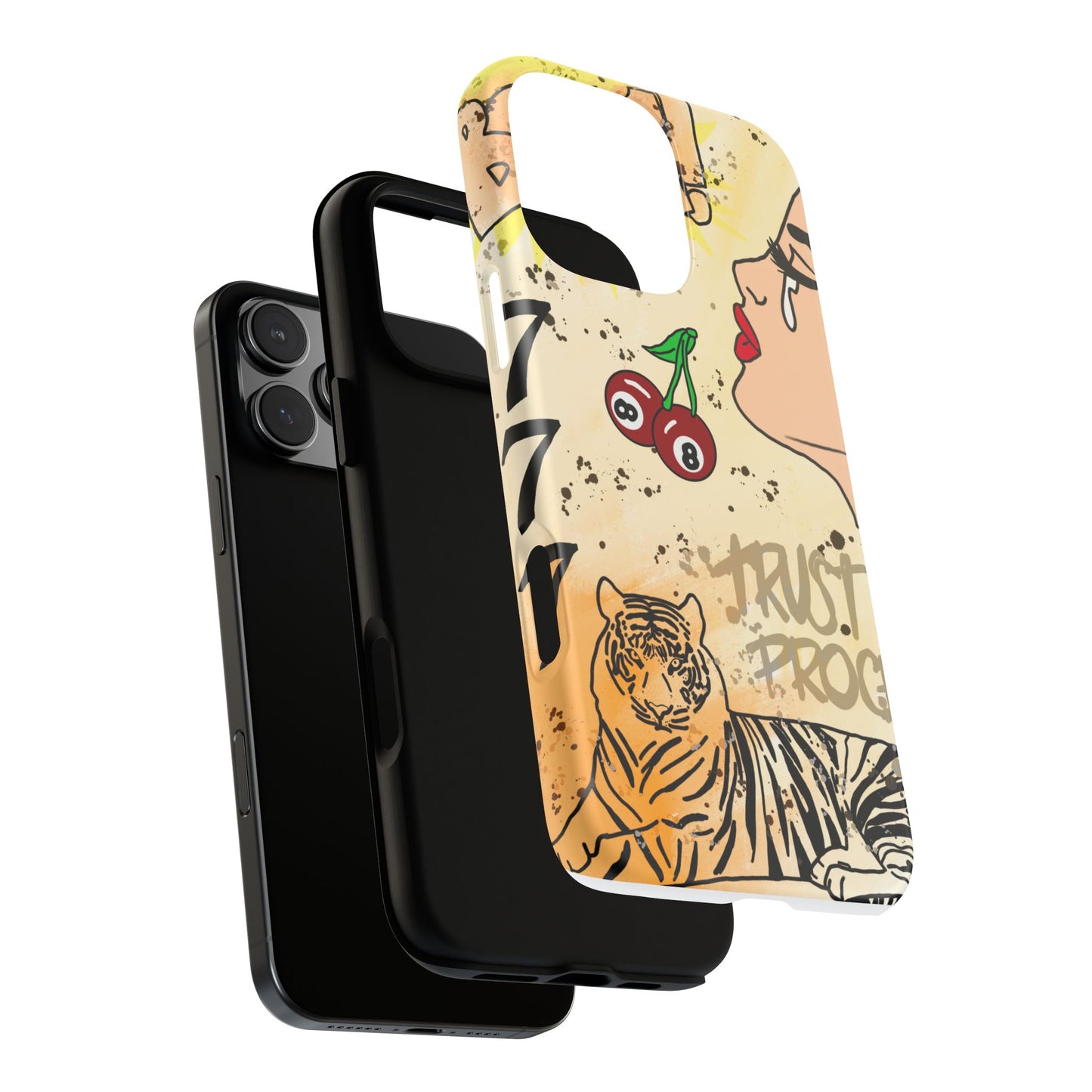 "trust the process" phone case