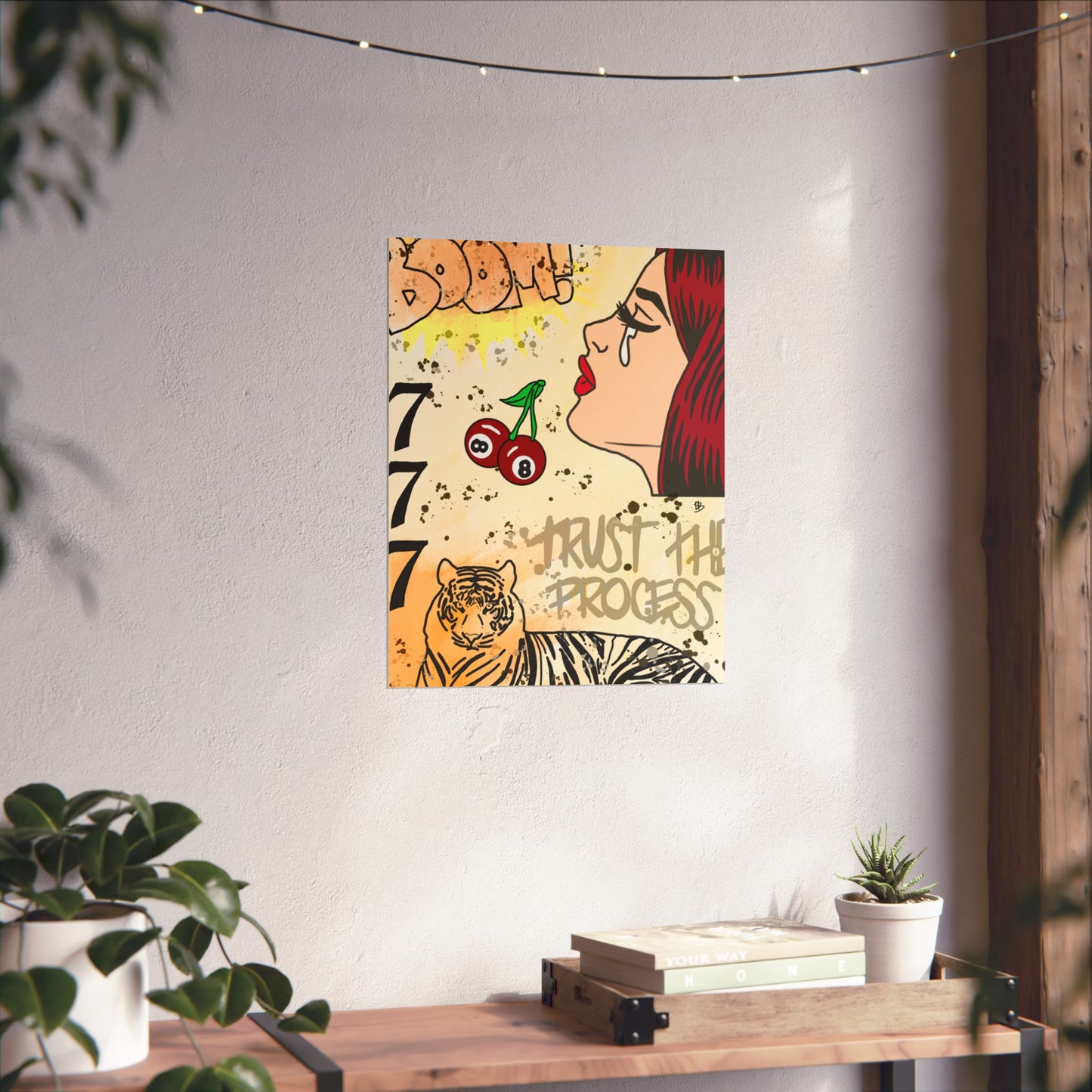 "trust the process" print