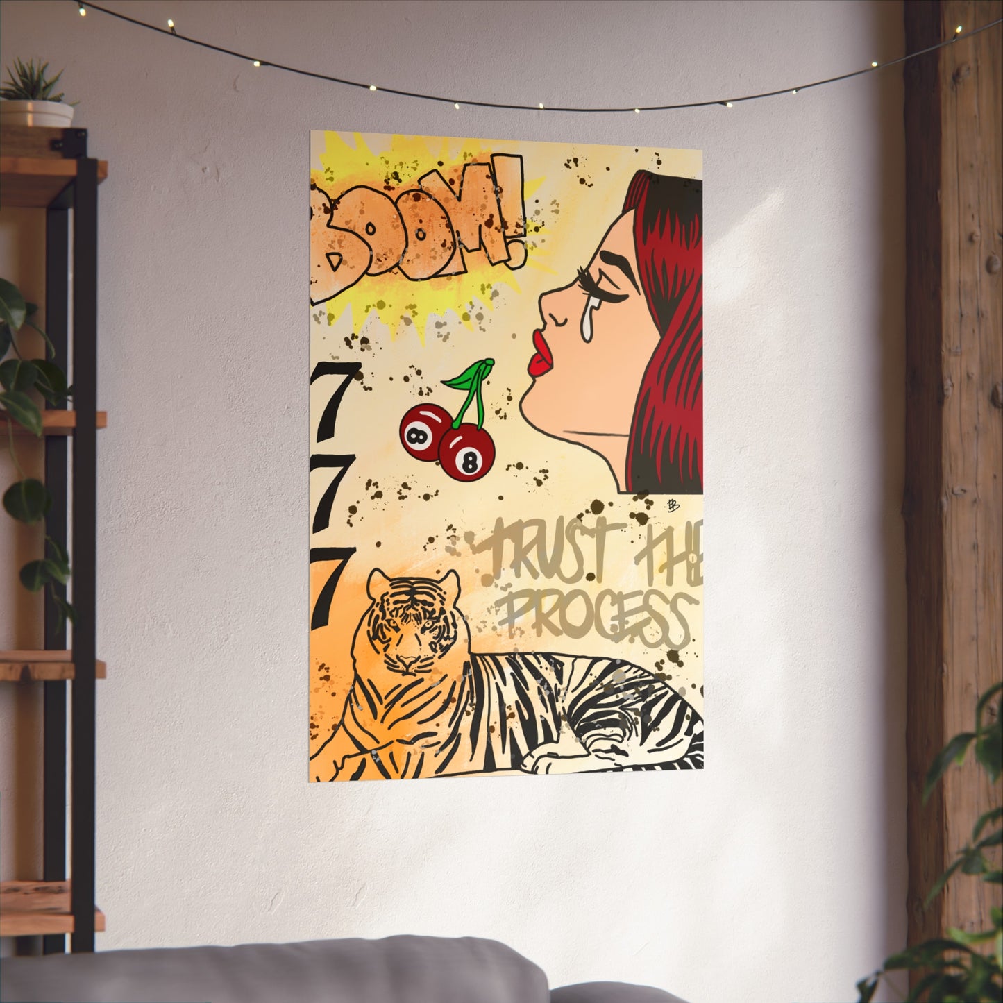 "trust the process" print